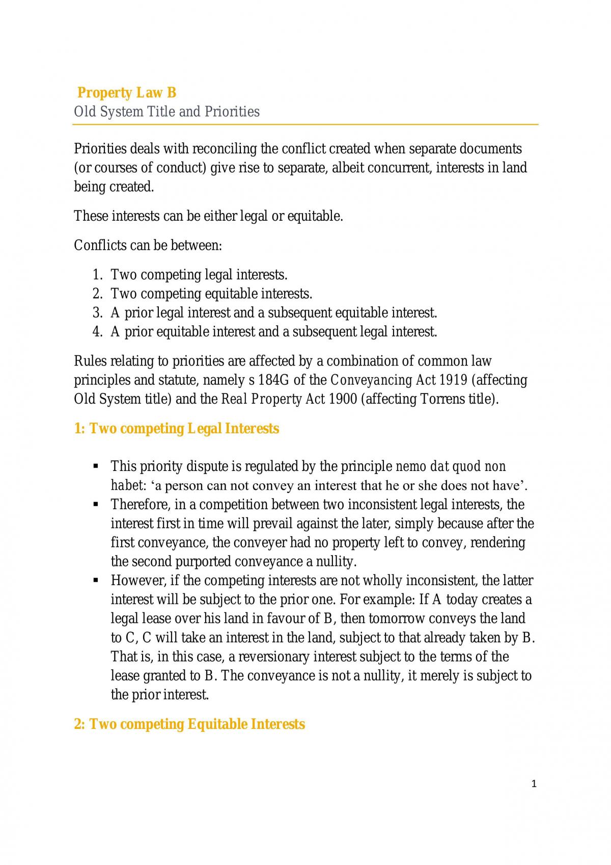 Notes - Page 1