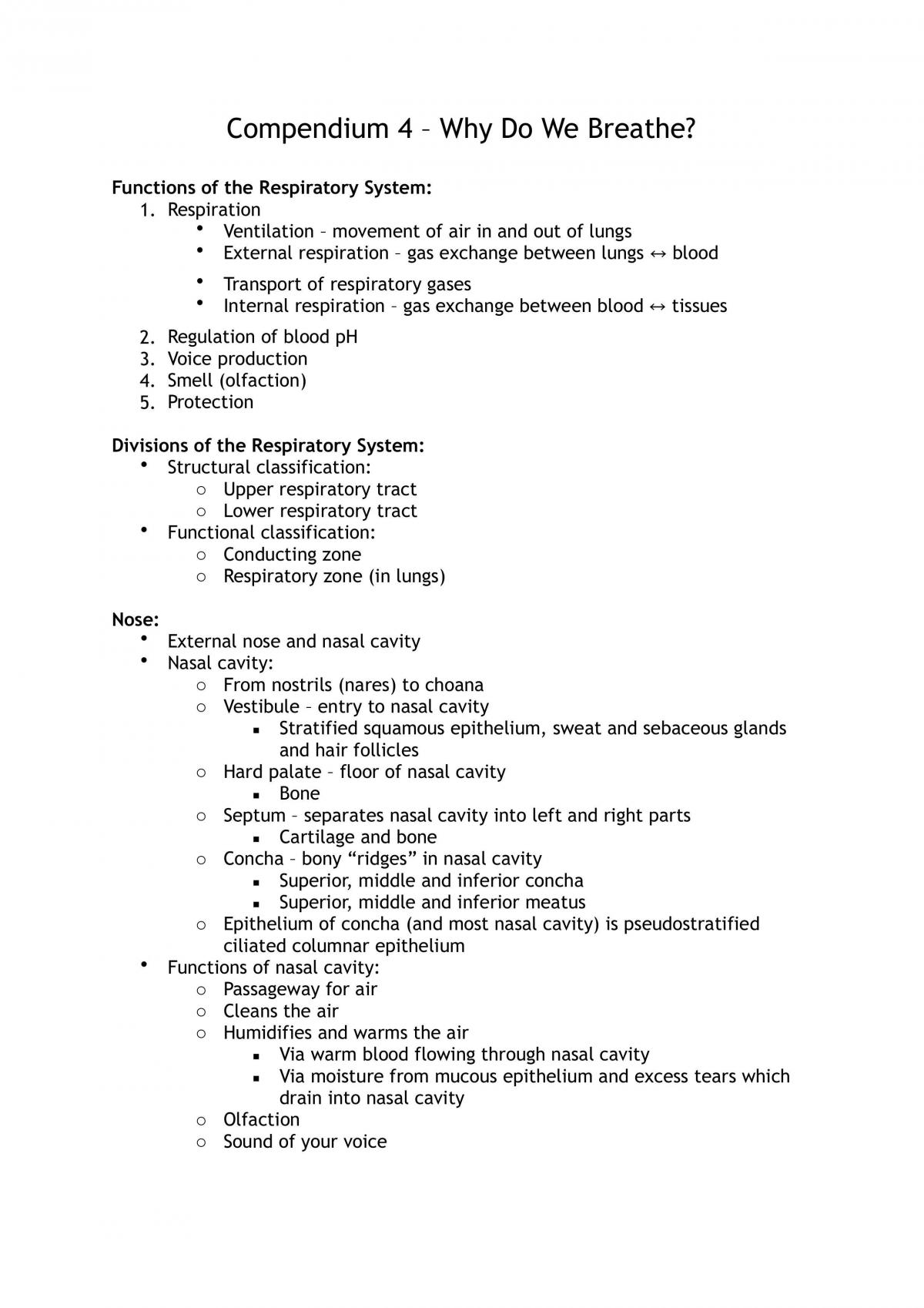 Why do we breathe? Notes - Page 1