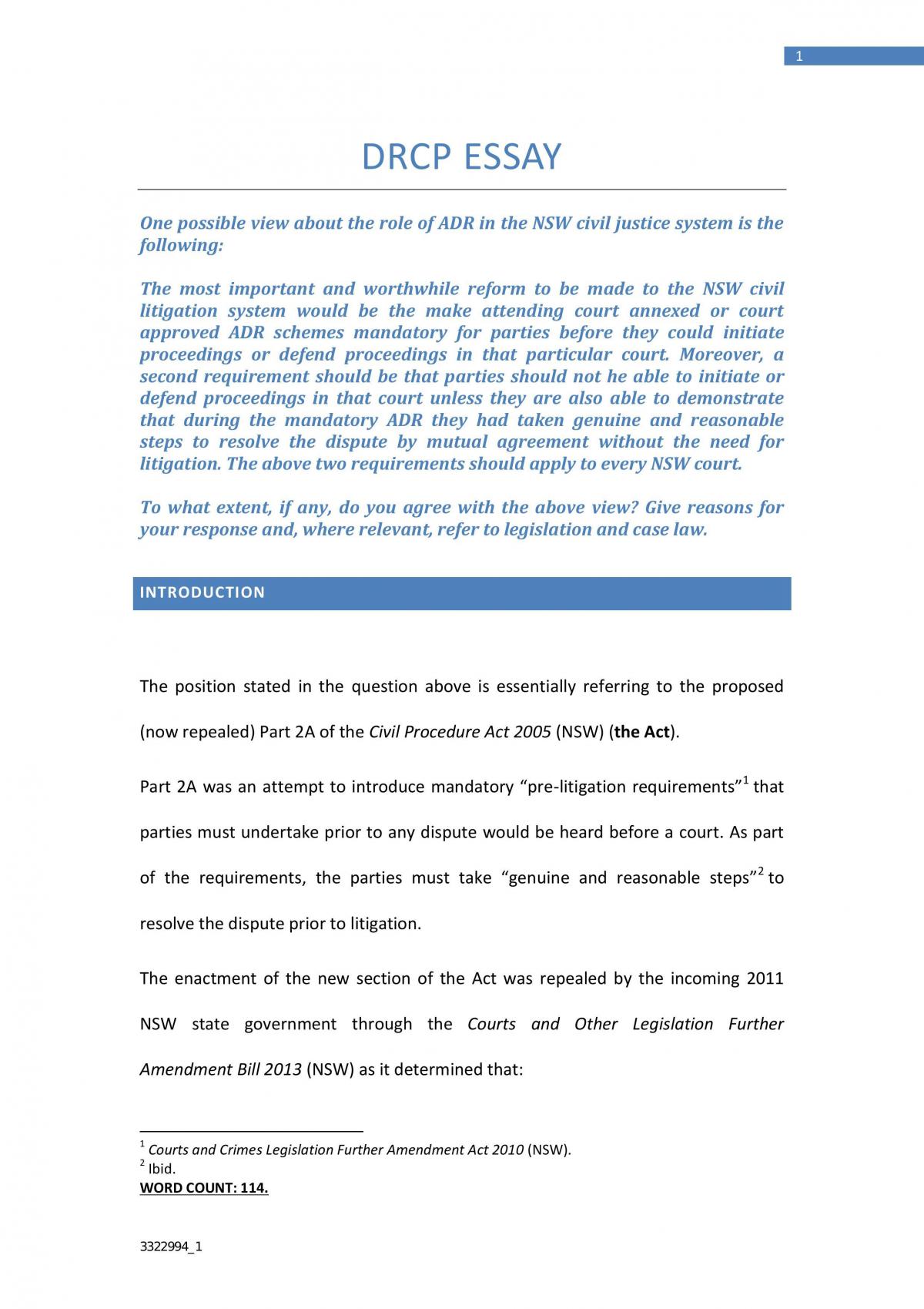 Research Report - Page 1
