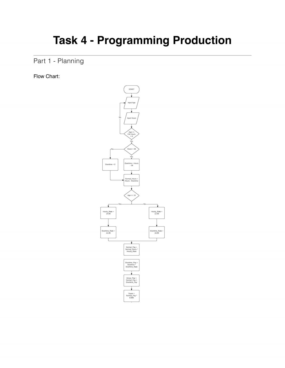 Web Tax Calculator Planning and Evaluation - Page 1
