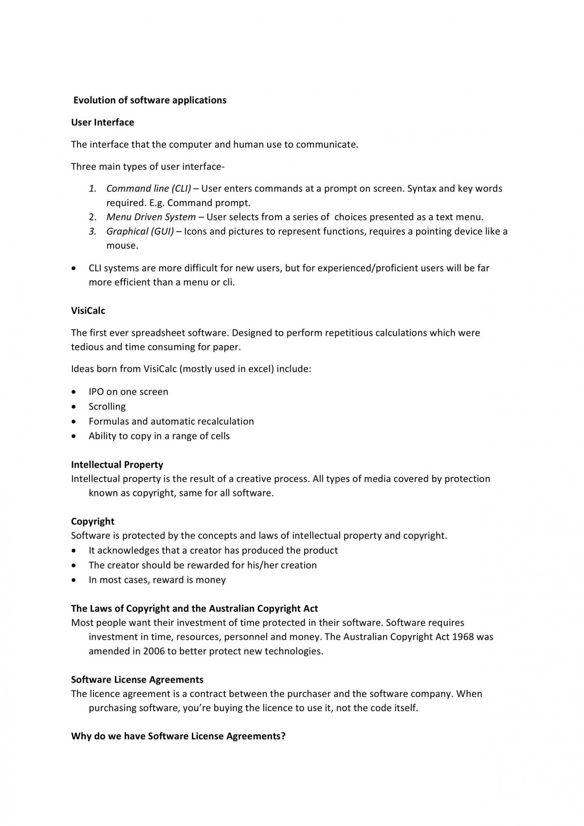 Half Yearly Notes Software Design - Page 1
