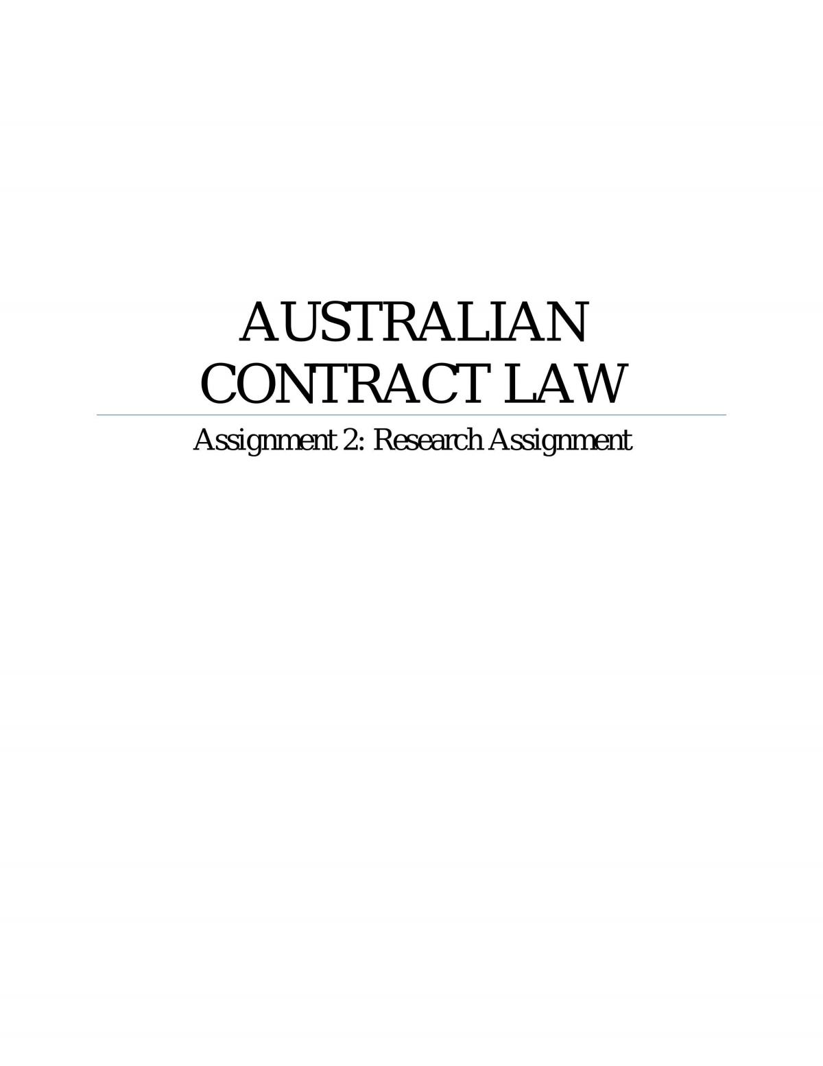 assignment contract law canada