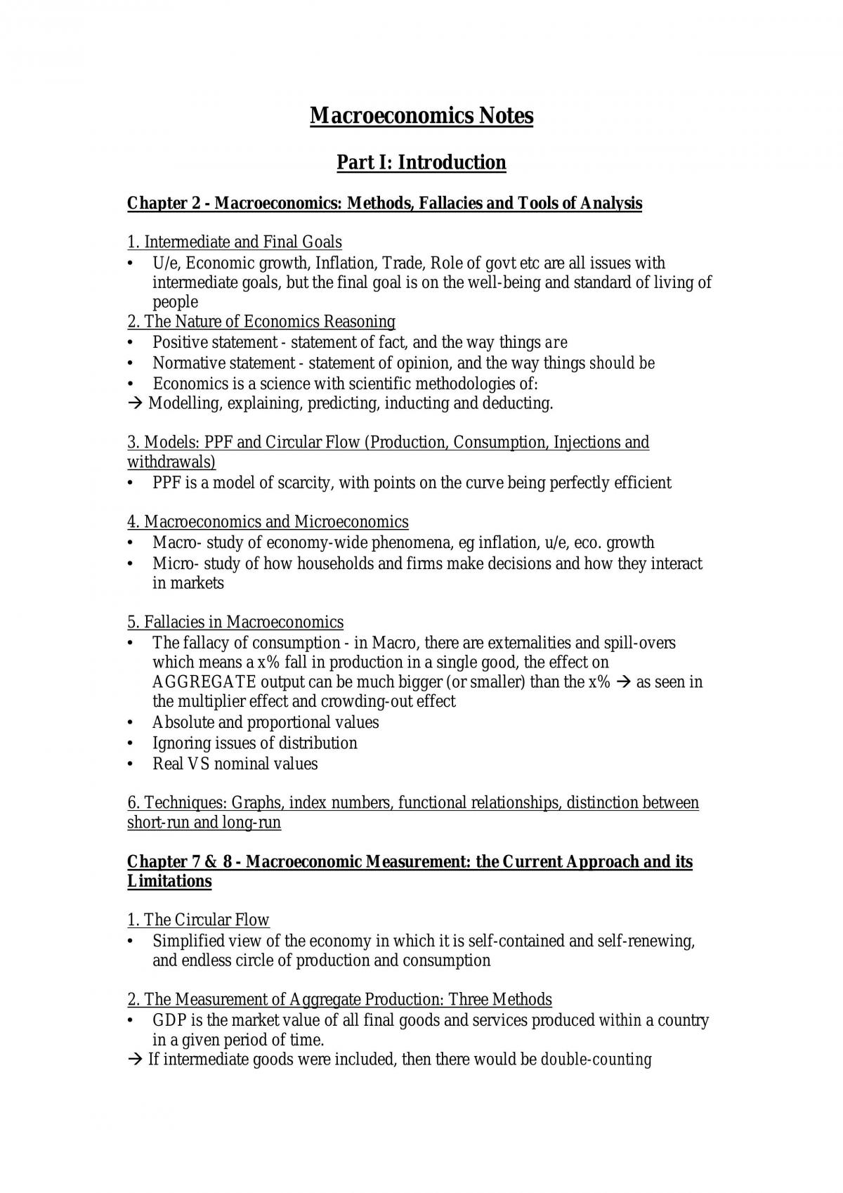 Macro Notes - Page 1