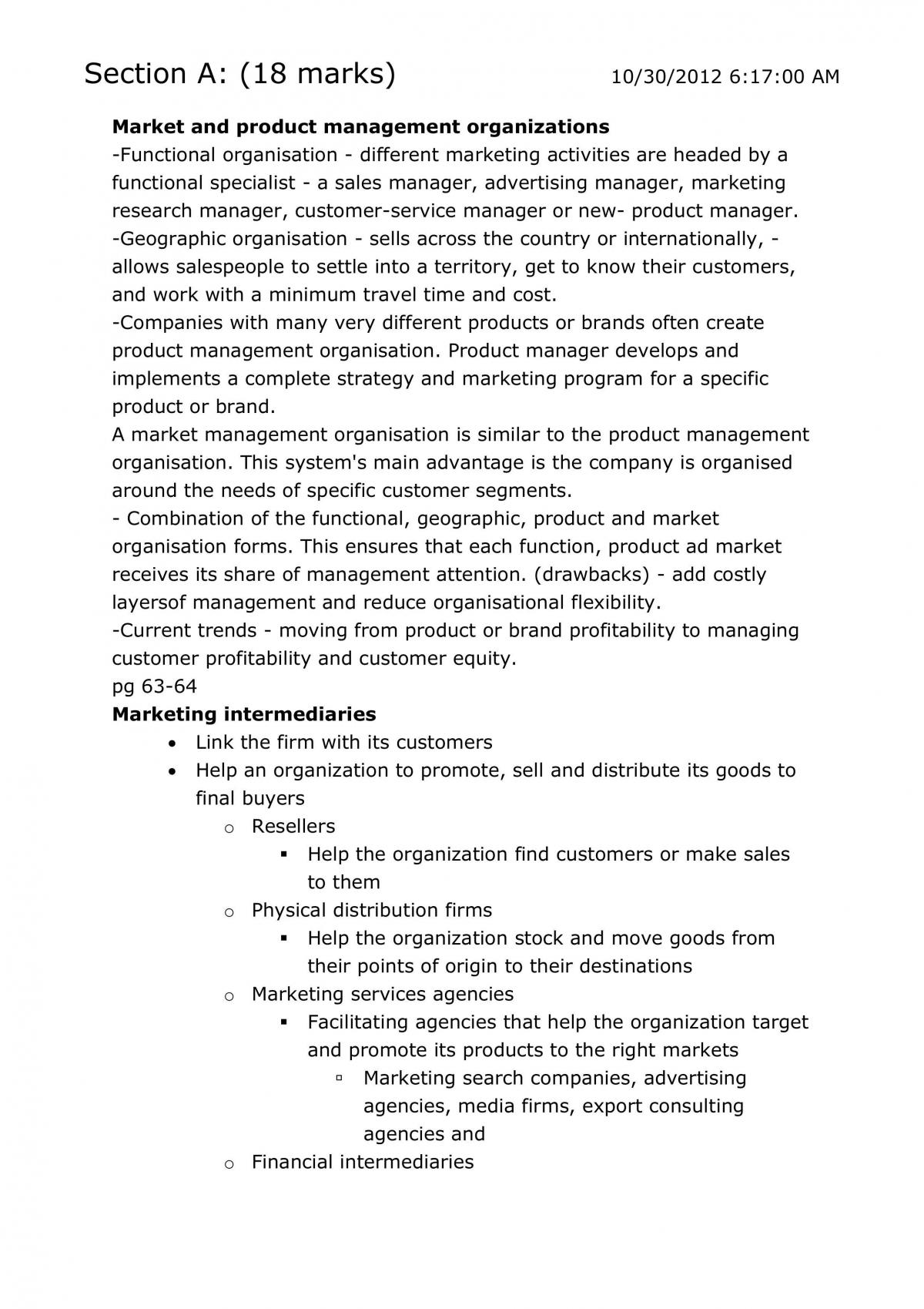 Marketing Finals notes - Page 1