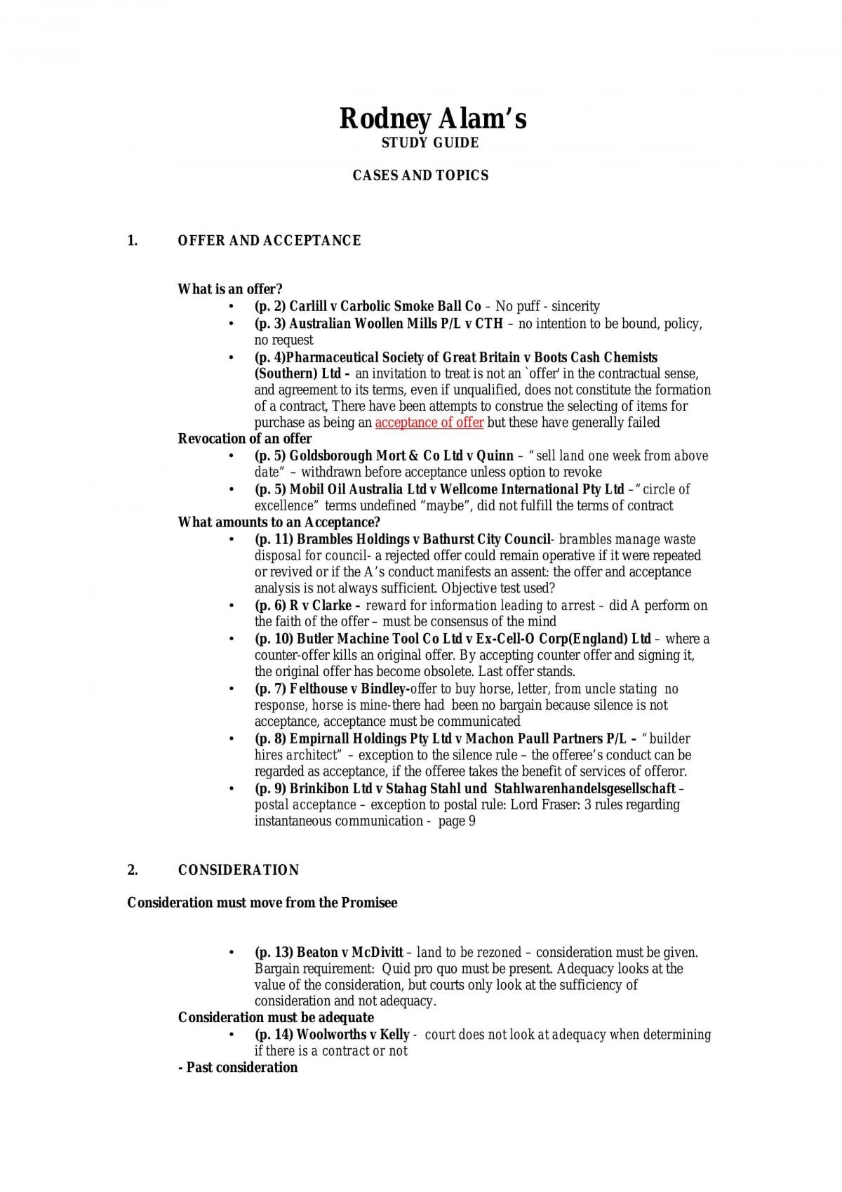Contracts 1  Compressed Summary Notes - Page 1