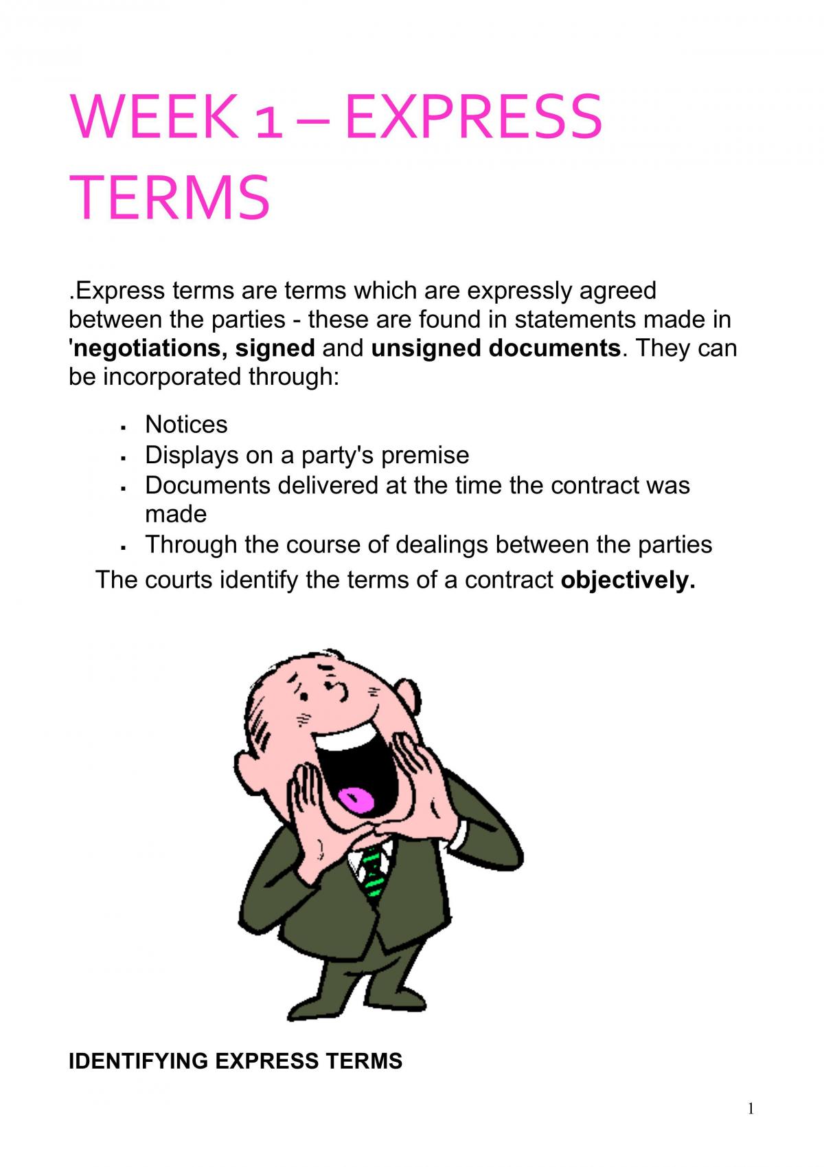 2012 Complete Study Notes LLB170 - Page 1
