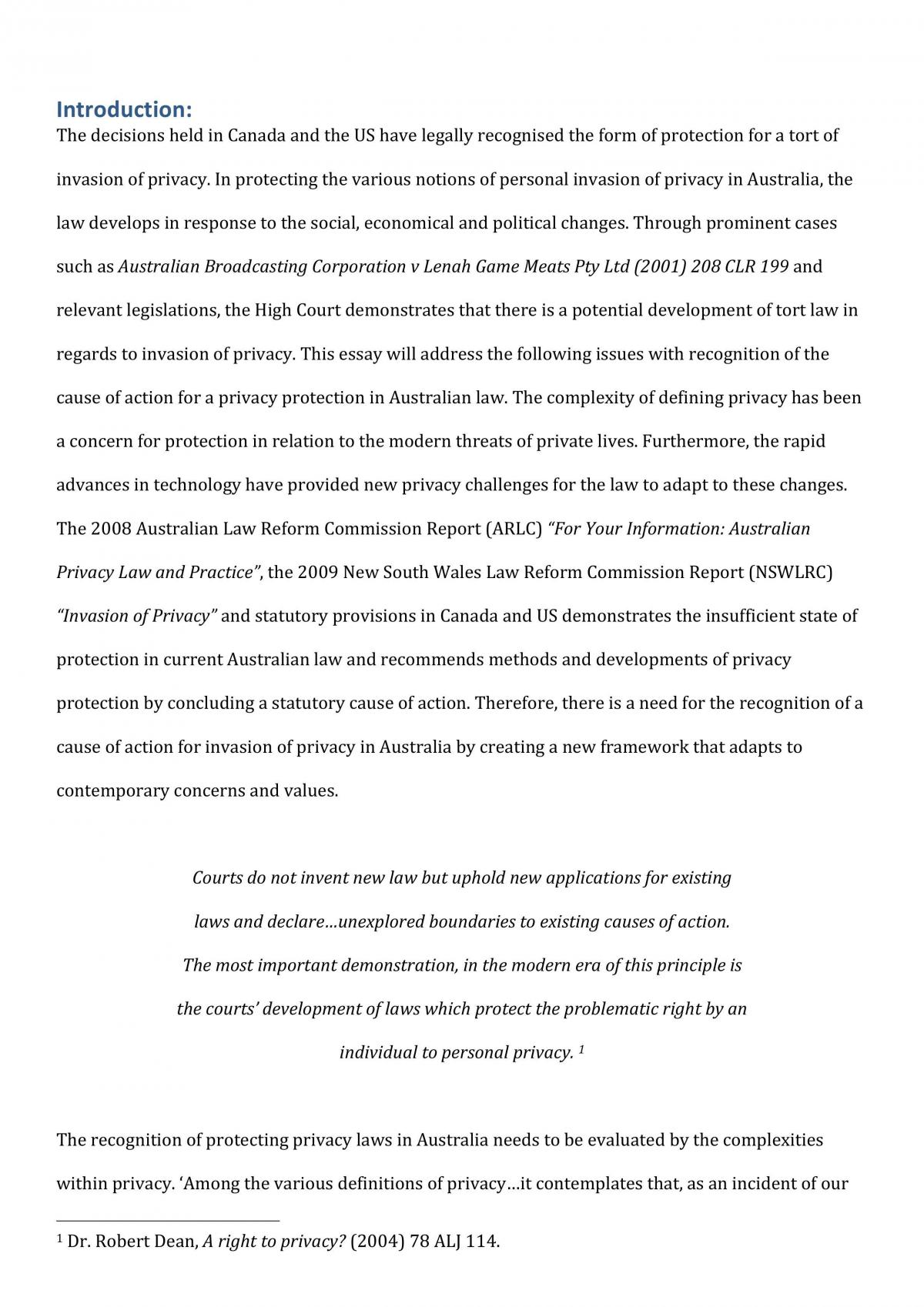 Tort Assignment 2013 Spring  - Page 1