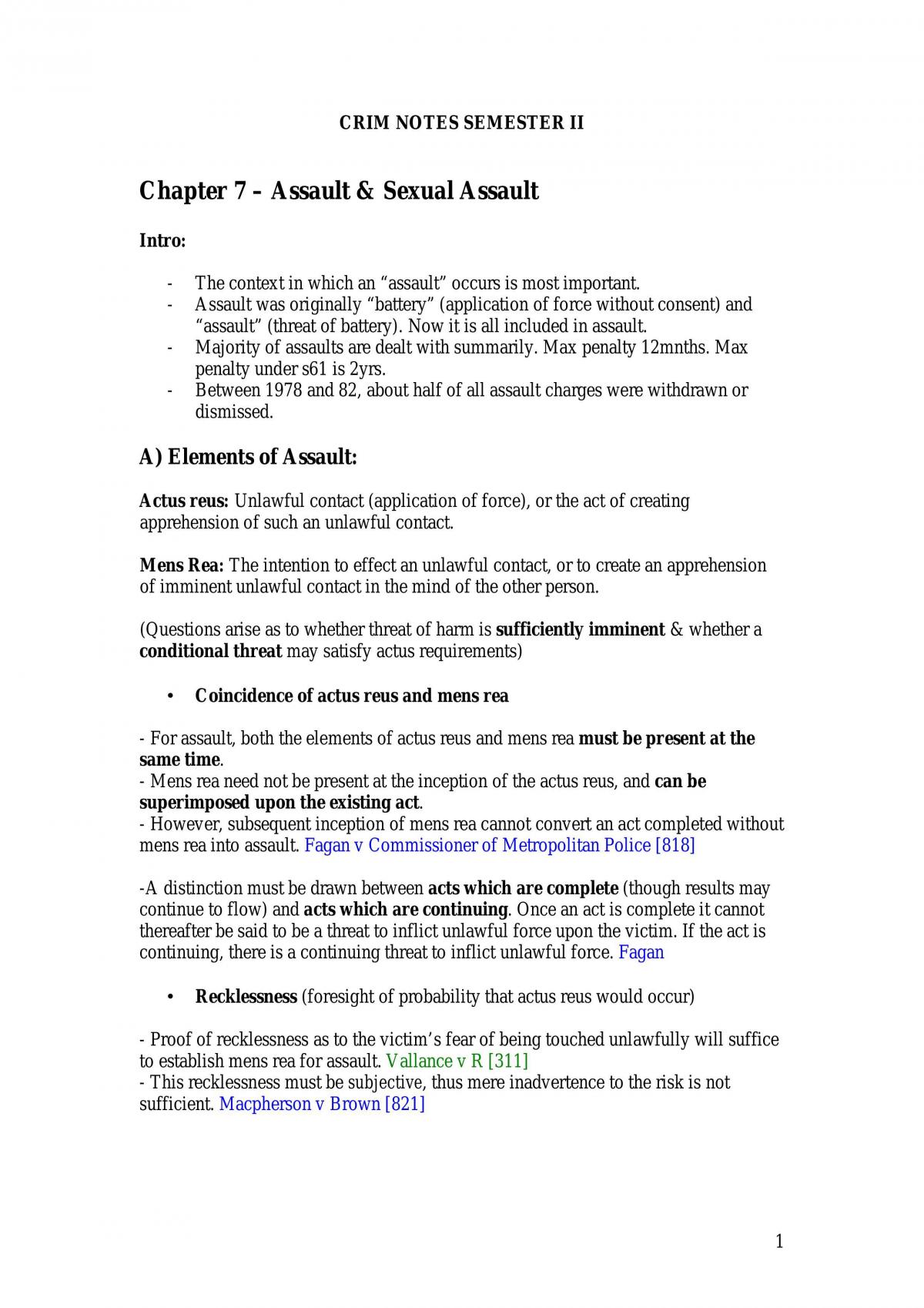 Notes For Semester 2 - Page 1
