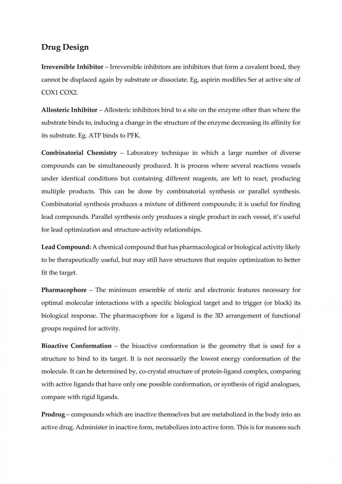 Biomolecules Course Notes - Page 1