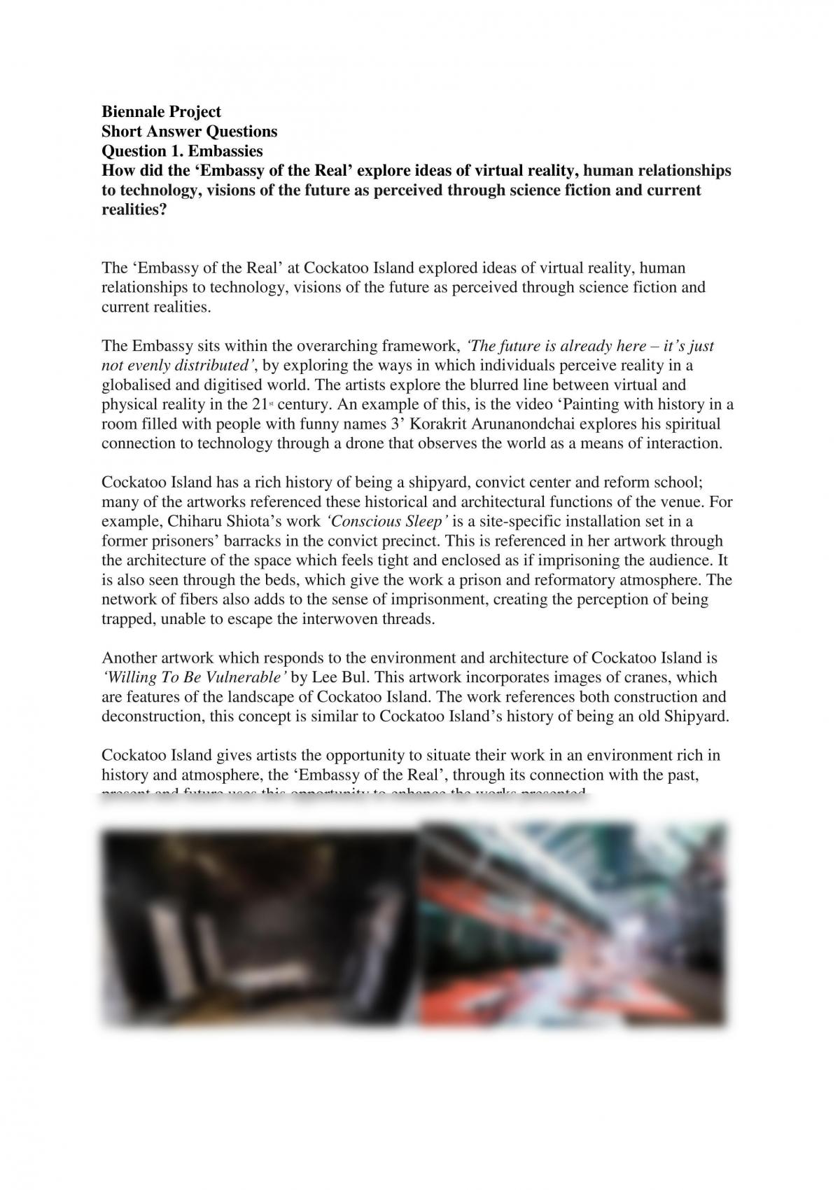 Biennale Project - Page 1