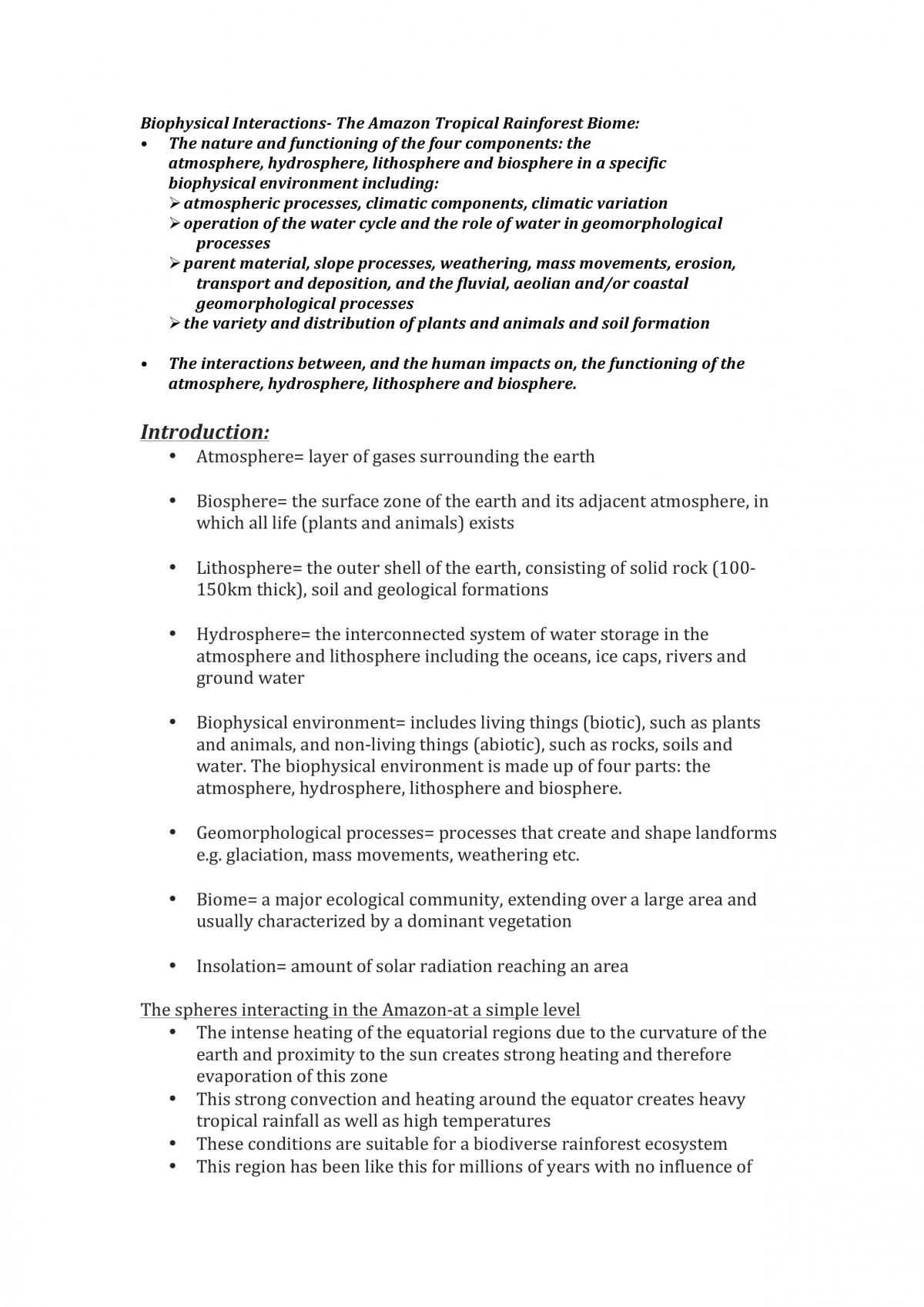 Biophysical Interactions Notes - Amazon - Page 1