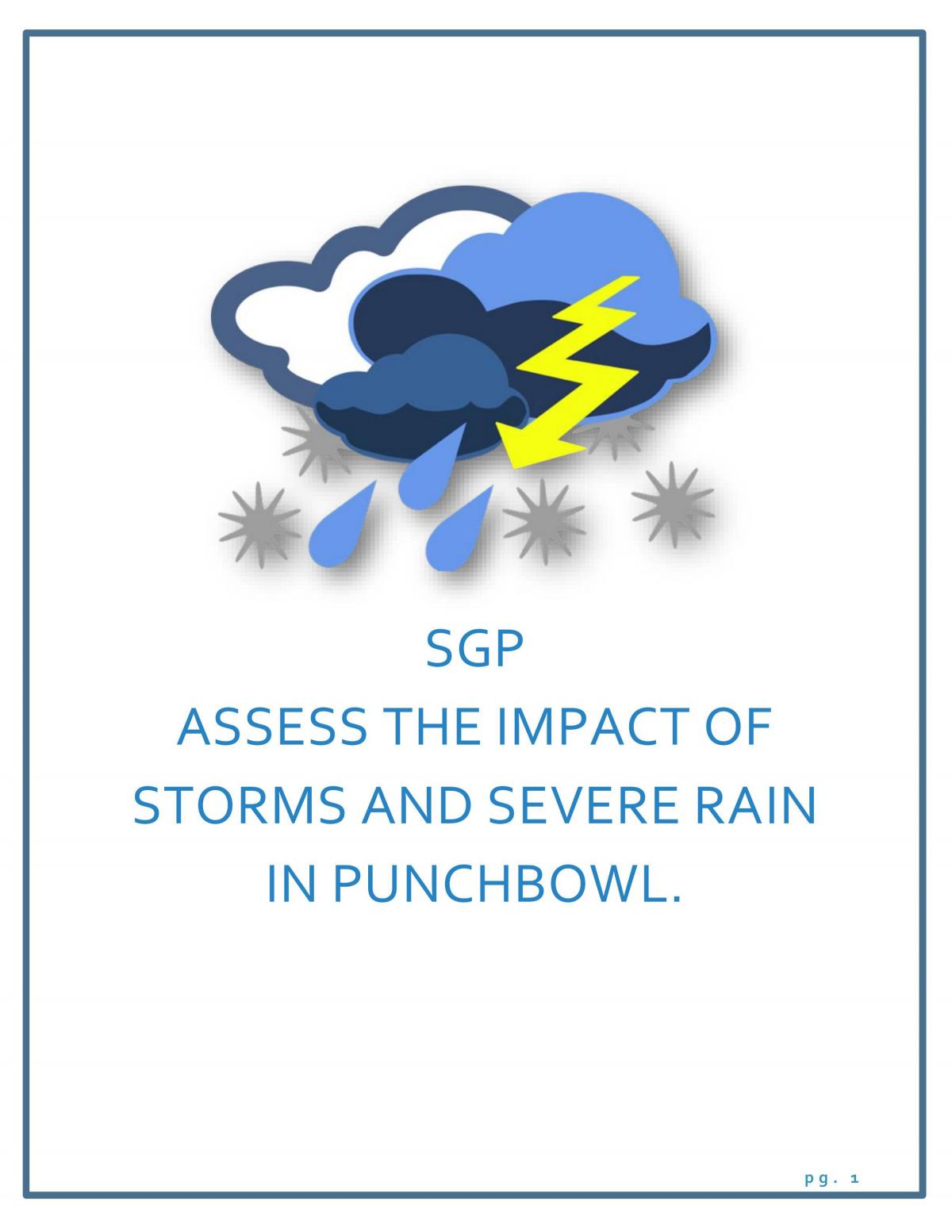 SGP Report - Page 1