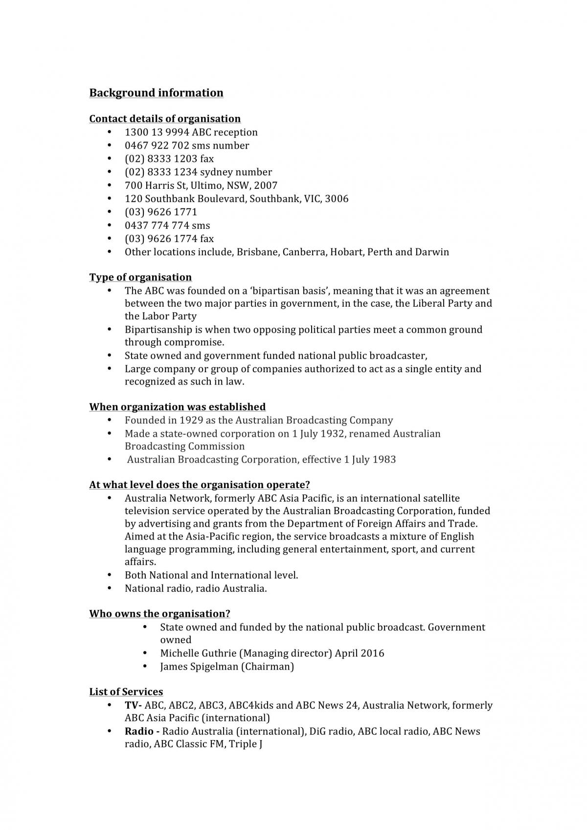 Industrial Technology Case Study - Page 1