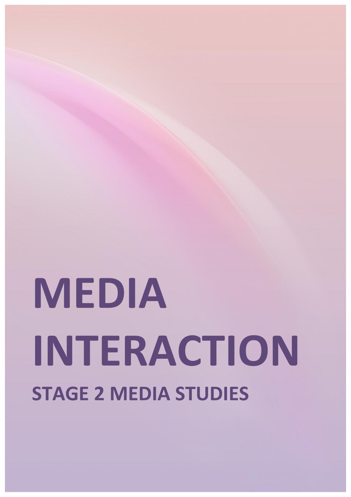 Media Interaction - Facebook - Page 1