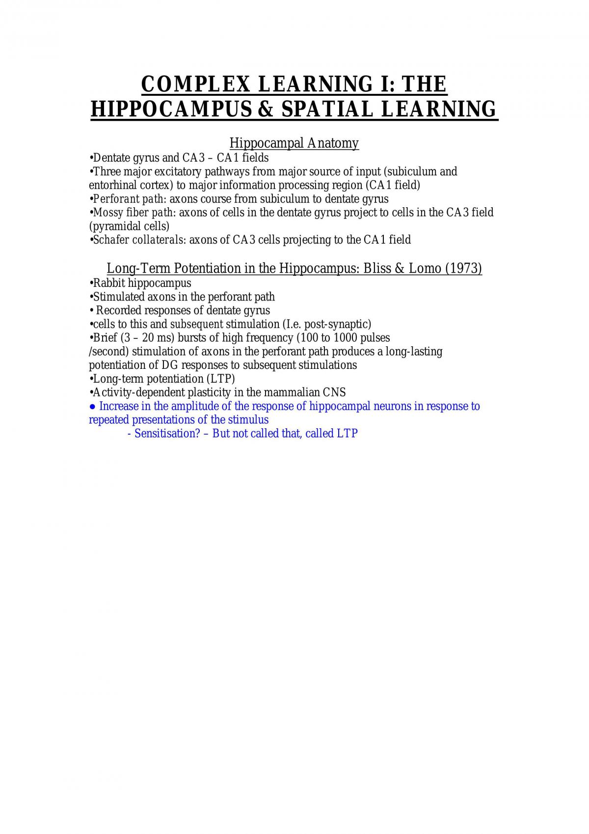 Spatial Learning - Page 1