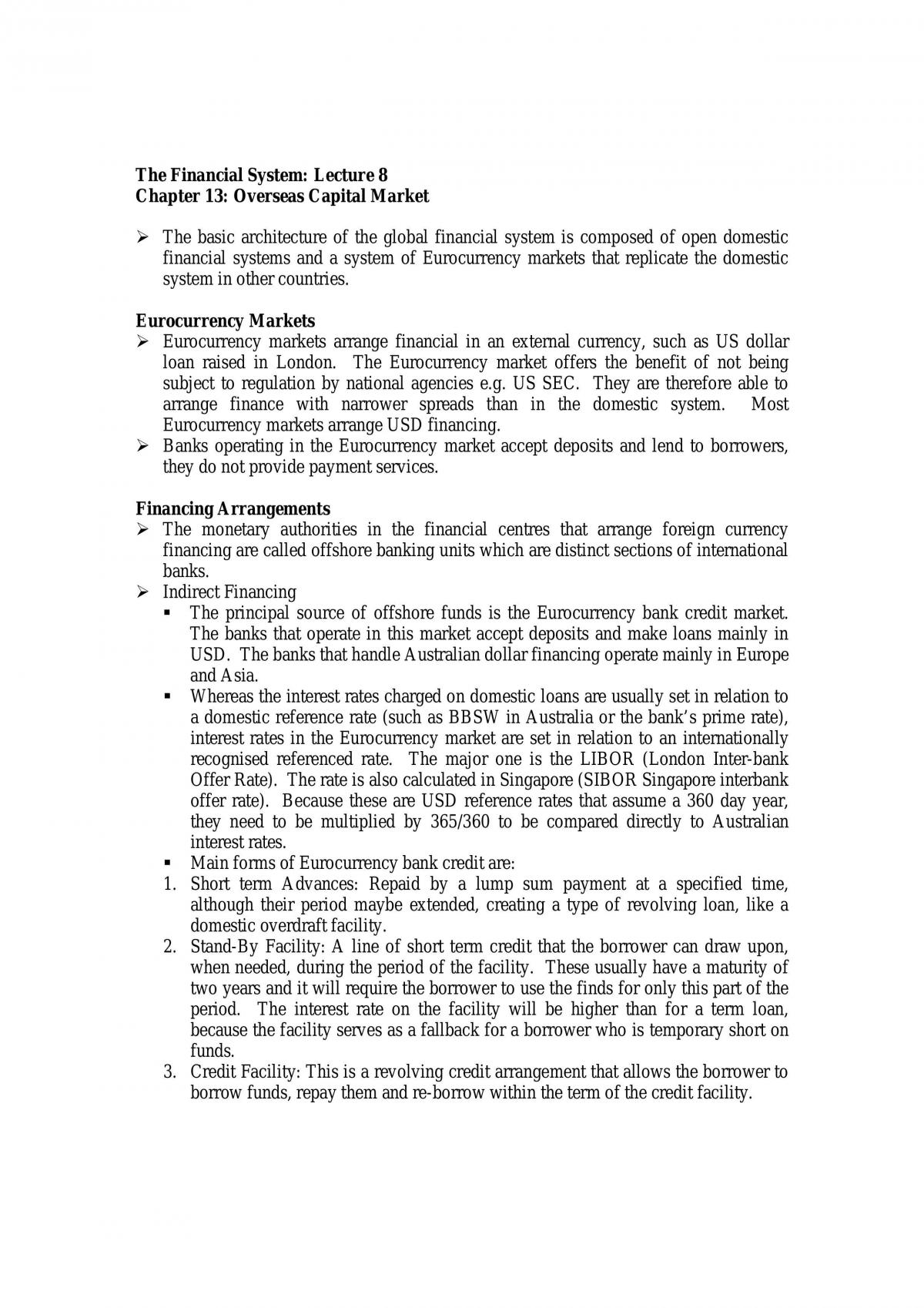 Lectures 8 - 12 - Page 1