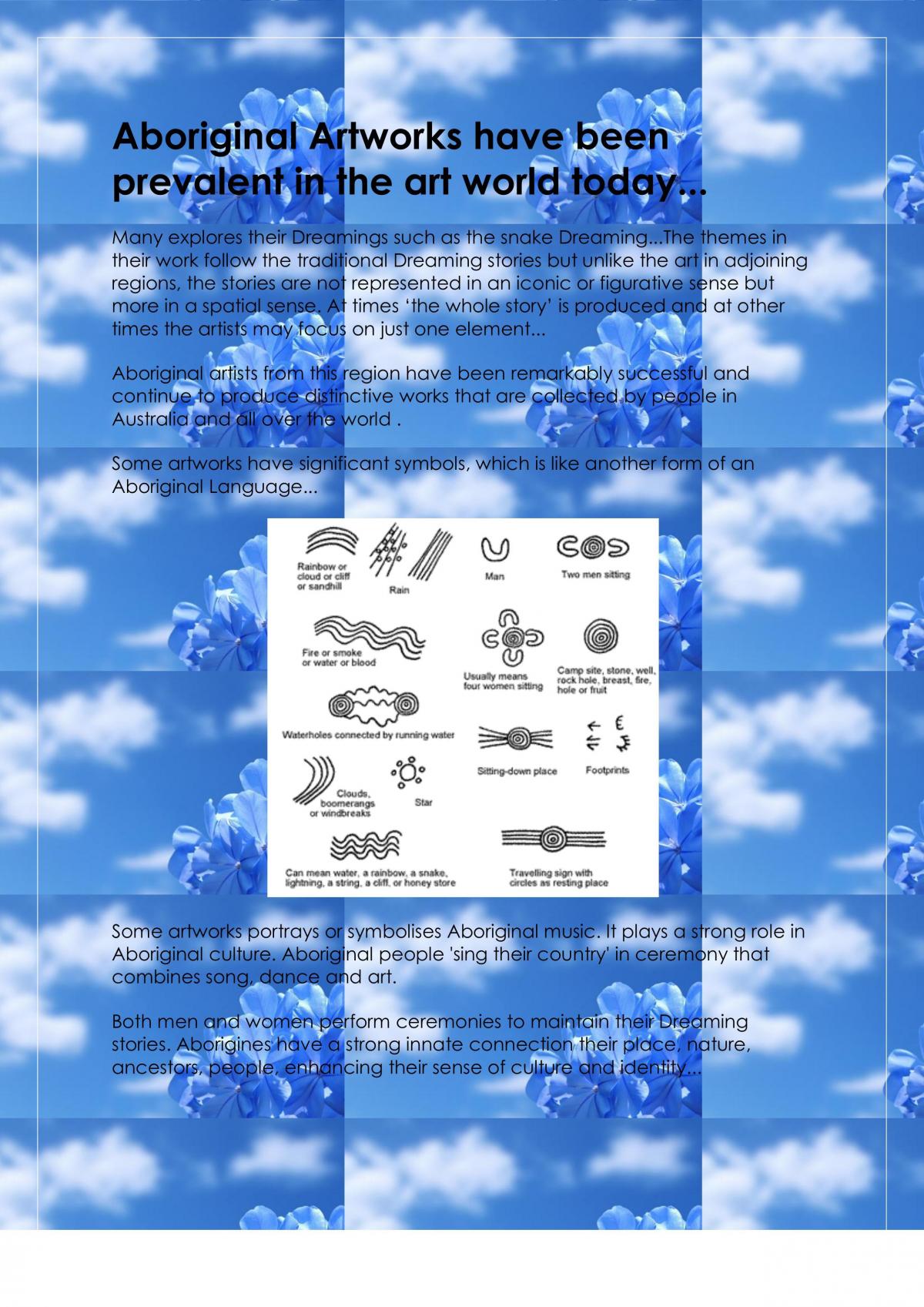 History of Aboriginal Art - Page 1