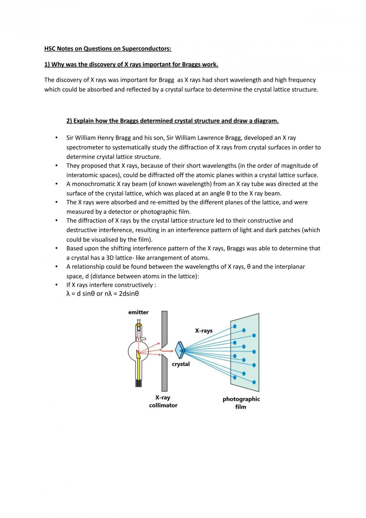 HSC Physics on Superconductors - Page 1
