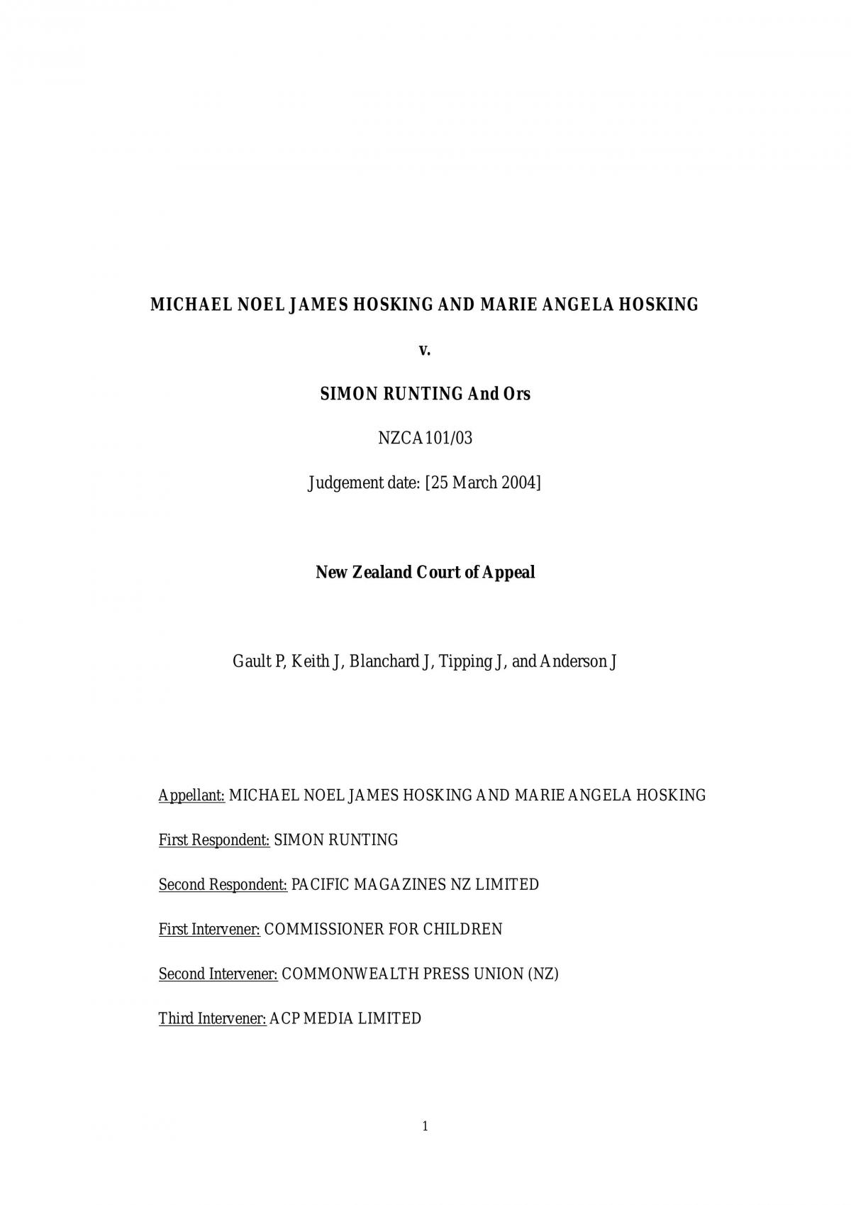 Case Note - Page 1