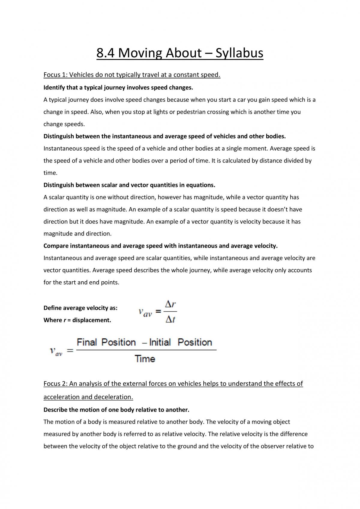 Moving About - Preliminary Physics Course - Page 1