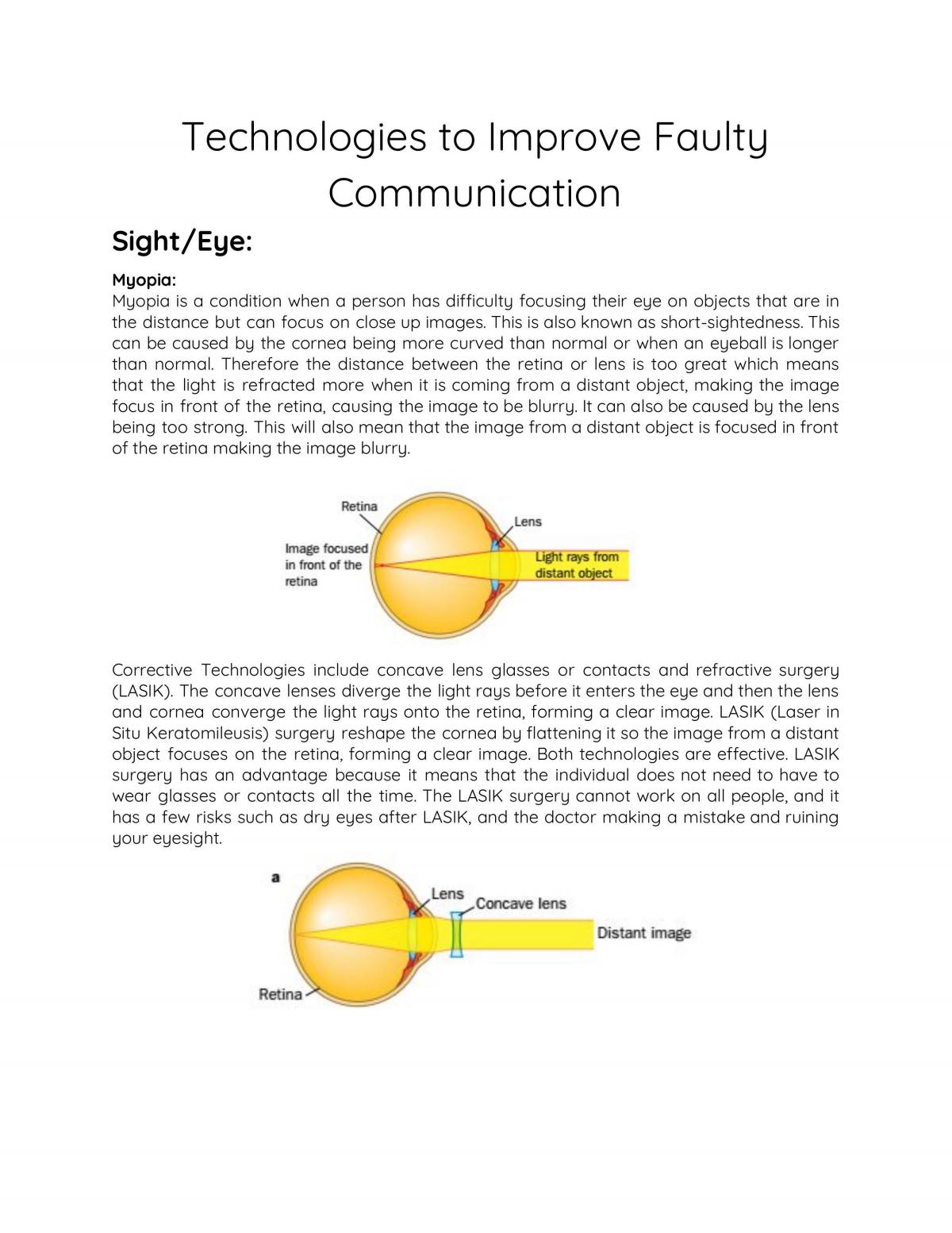 Technologies to Improve Faulty Communication - Page 1