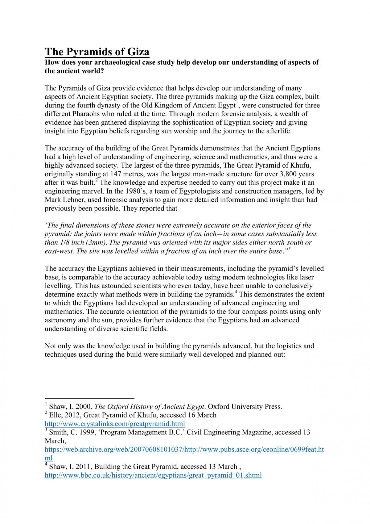 Pyramids of Giza - Page 1