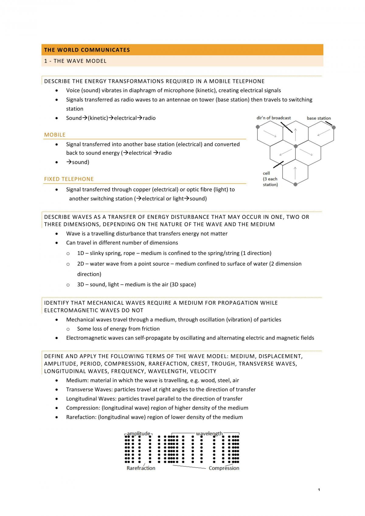 The World Communicates Notes - Page 1