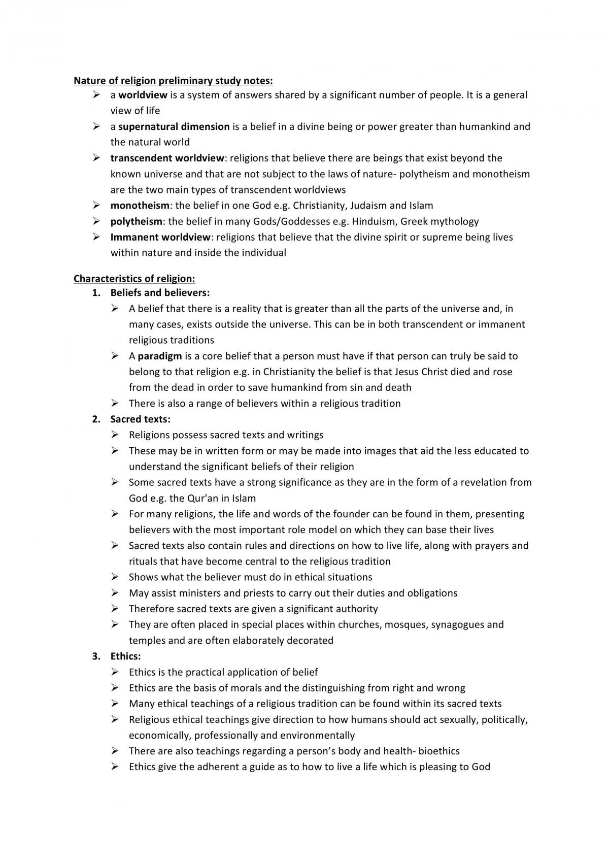 SOR II Full Study Notes - Page 1