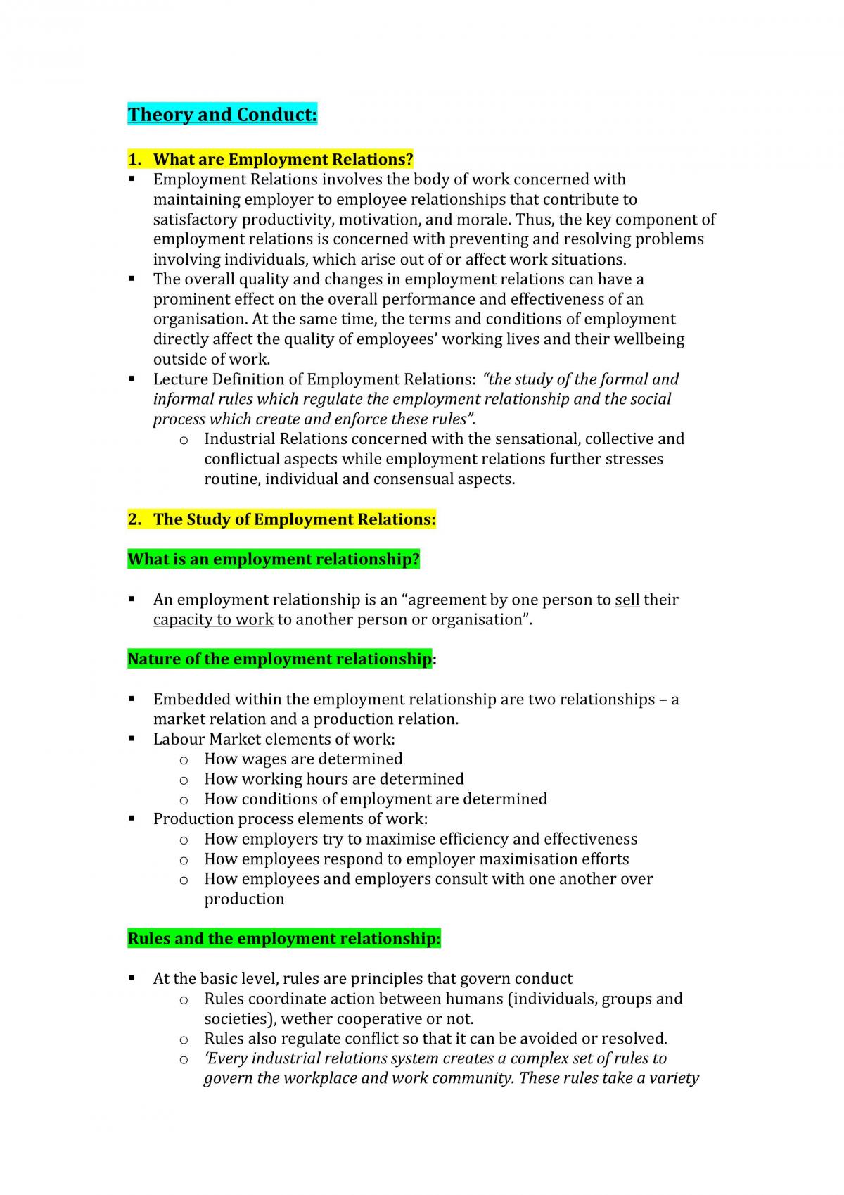 WORK1003 Complete Unit Notes - Page 1