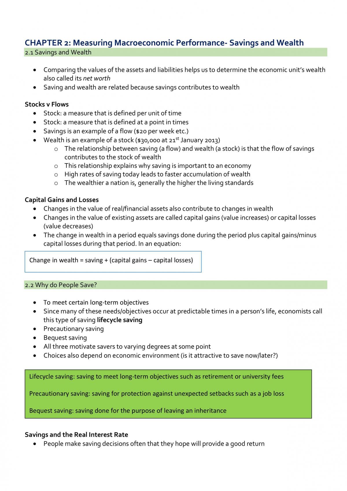  Chapter 2 Notes - Page 1
