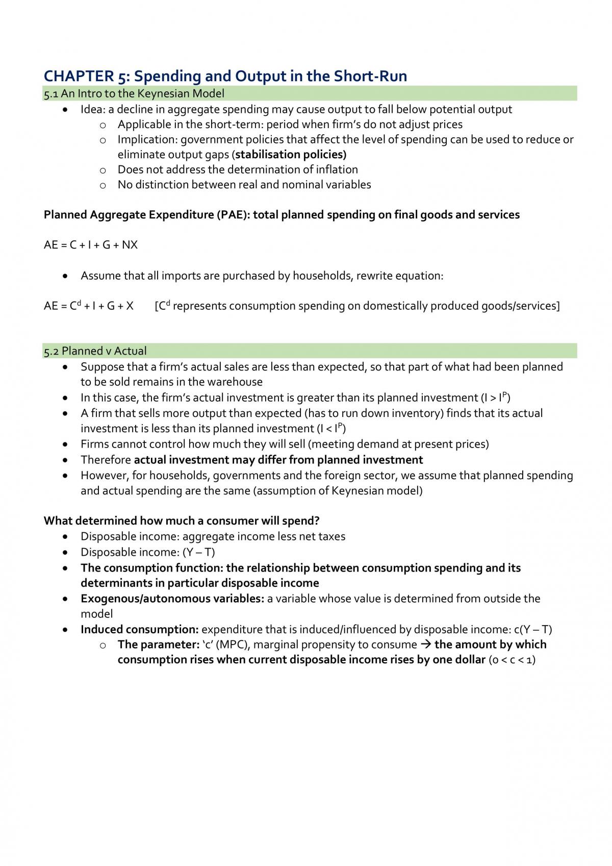 Chapter 5 Notes - Page 1