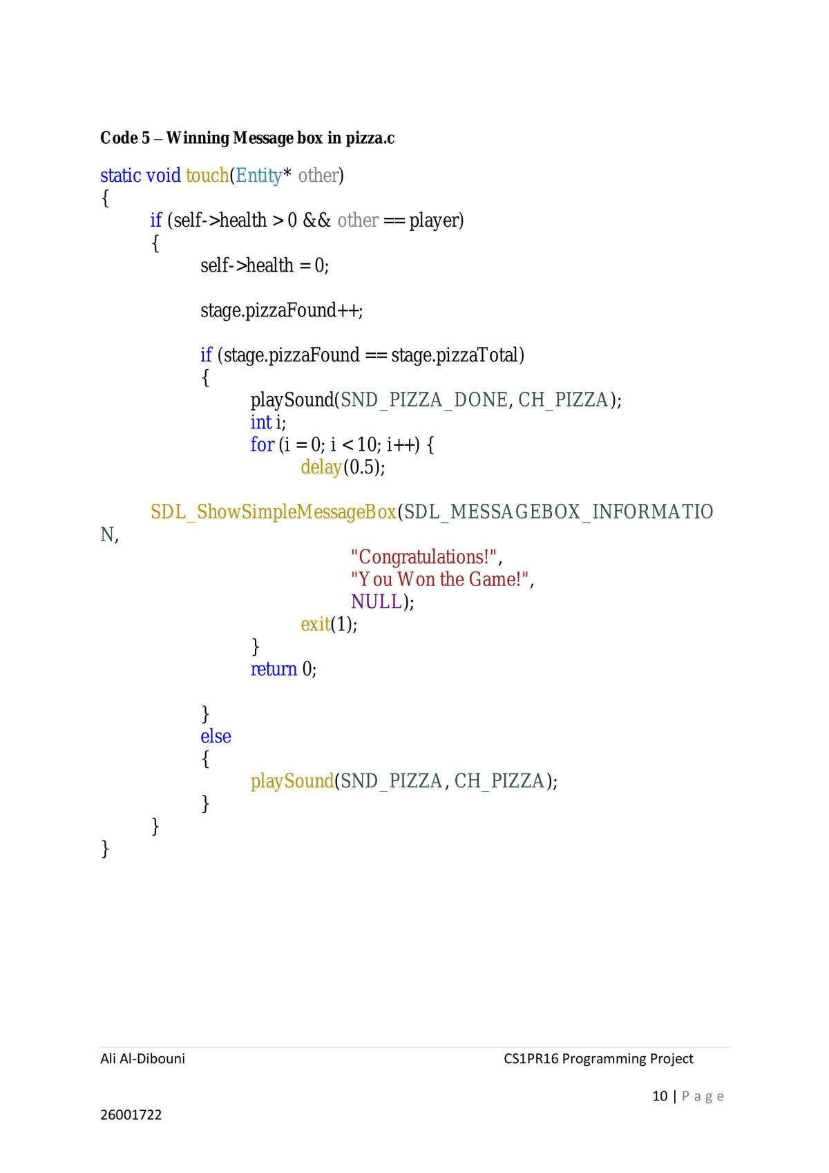 Extending a Platform game in C/C++: Pixel Pete's Pizza Adventure - Page 0