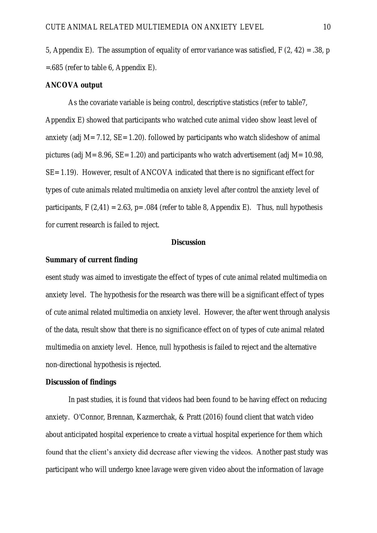 The effect of types of cute animal-related multimedia on anxiety level - Page 0