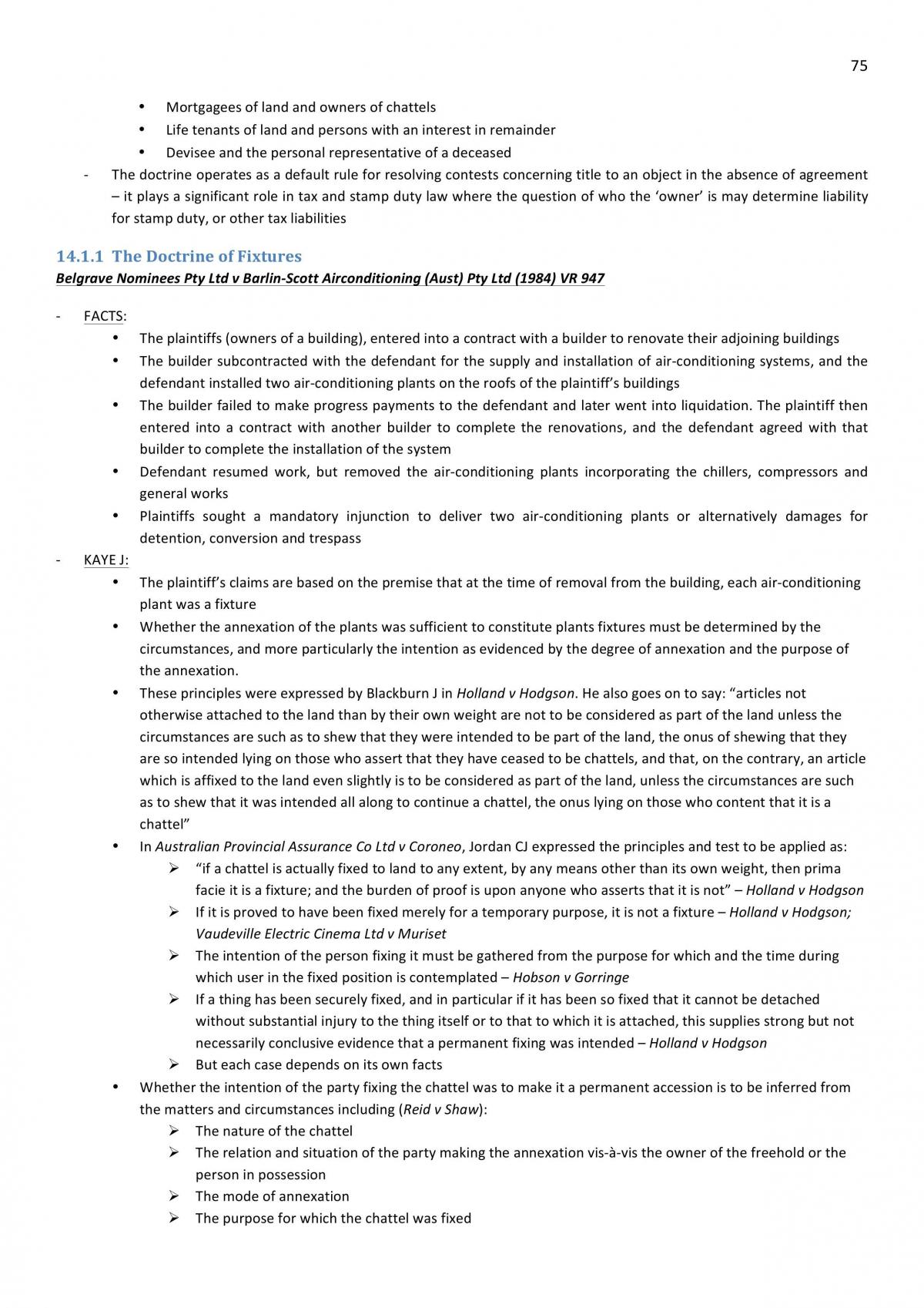 Comprehensive Private Law Notes (To Class 17) - Page 75