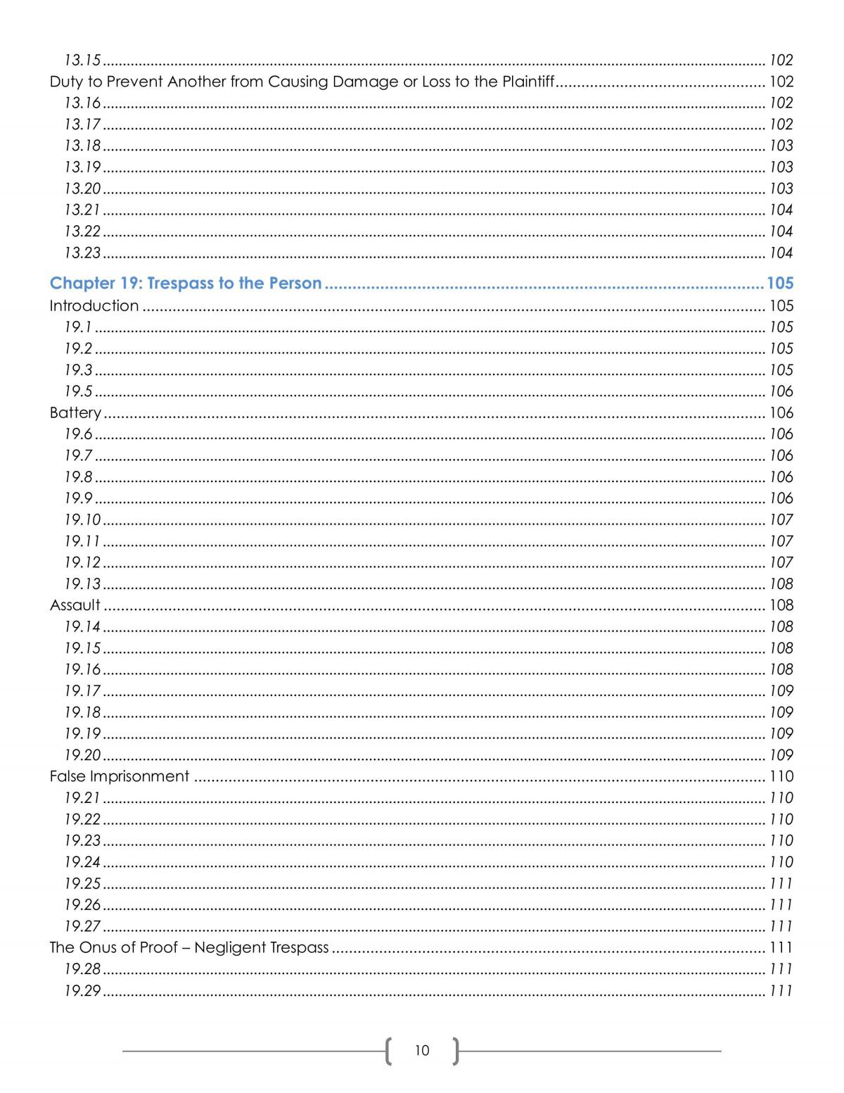 Torts Law Notes (Comprehensive) - Page 11