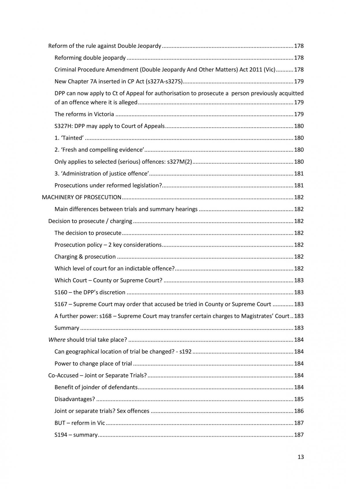 Criminal Procedure - Extensive and Thorough Notes - Page 13