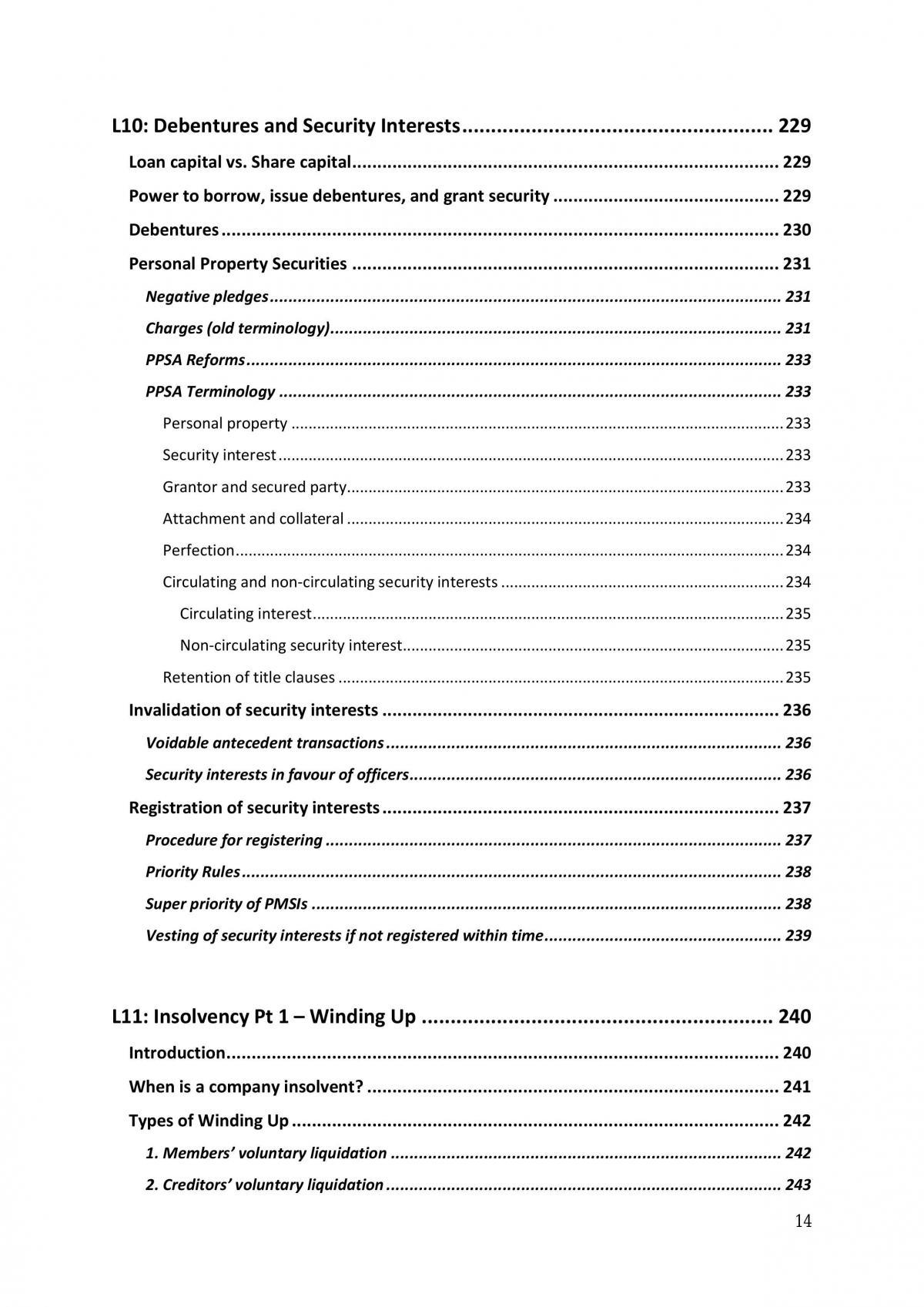Corporations Law Full Study Notes Guide - Page 14
