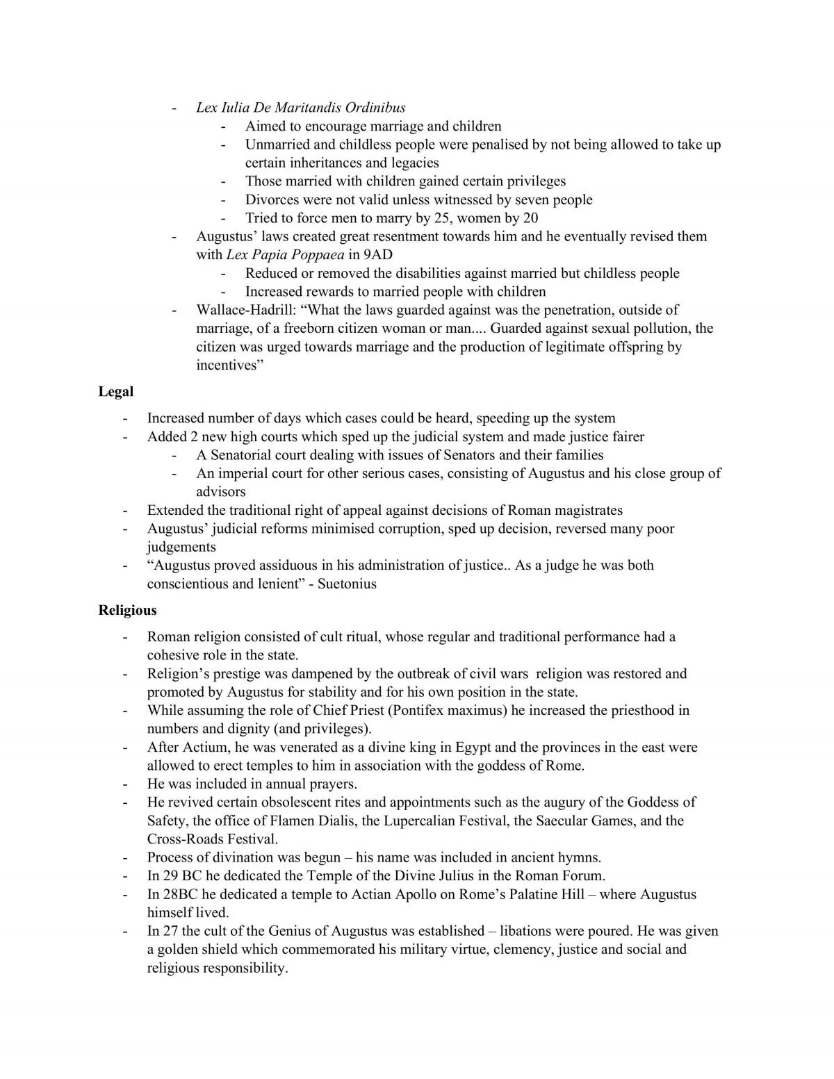 Augustan Age Study Notes - Page 11