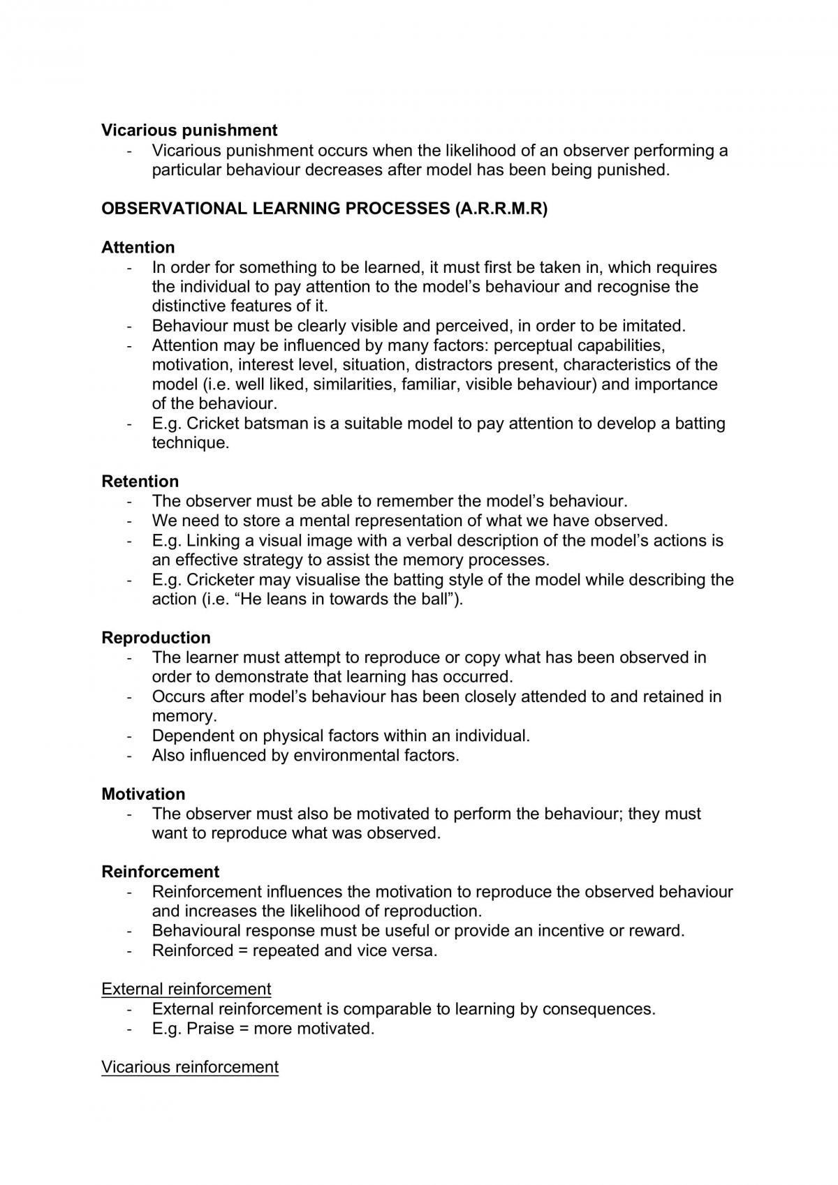Complete Set of Notes for Unit 3.2 of VCE Psychology - Page 14