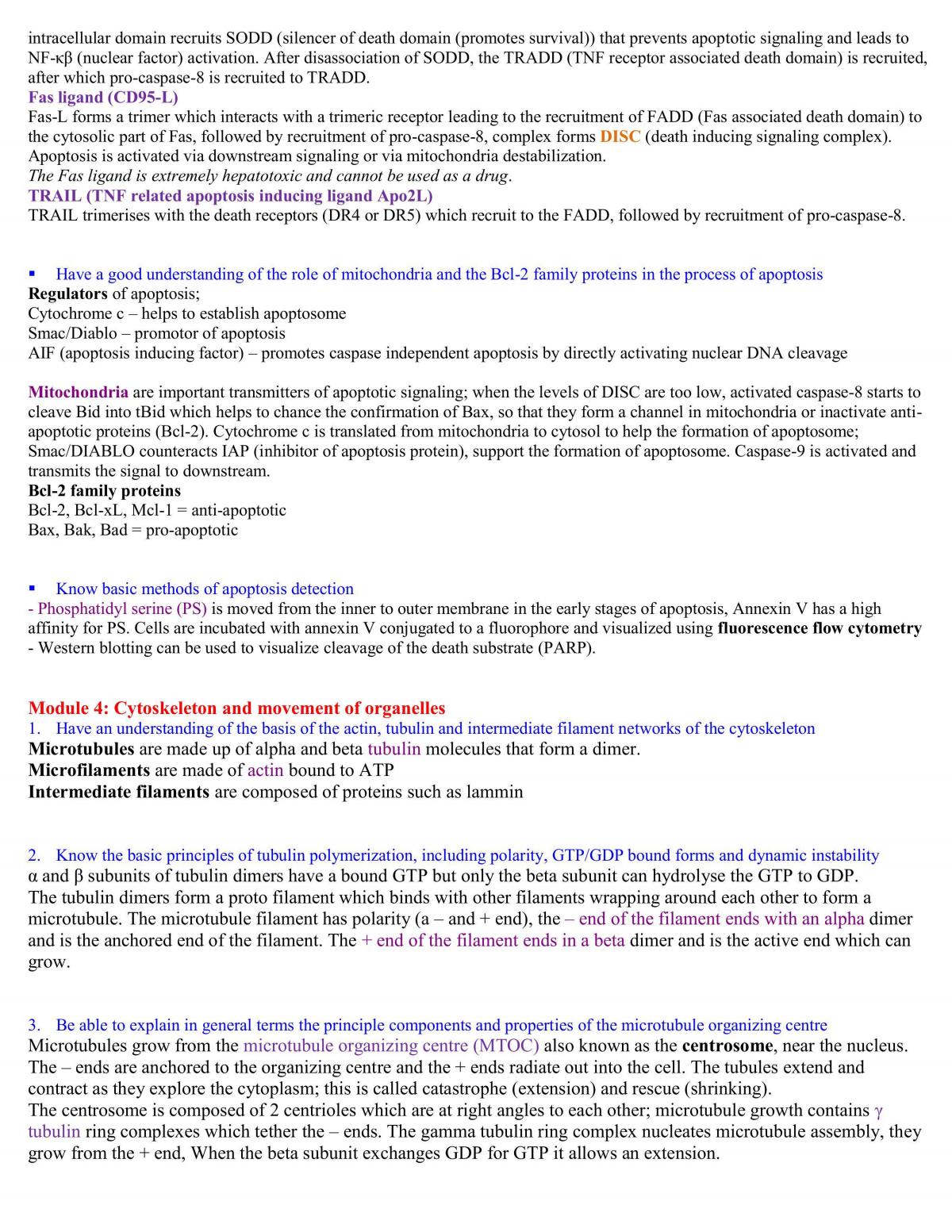 Full Notes (MSE and EOS) for 3016 Molecular Cell Biolgy - Page 10