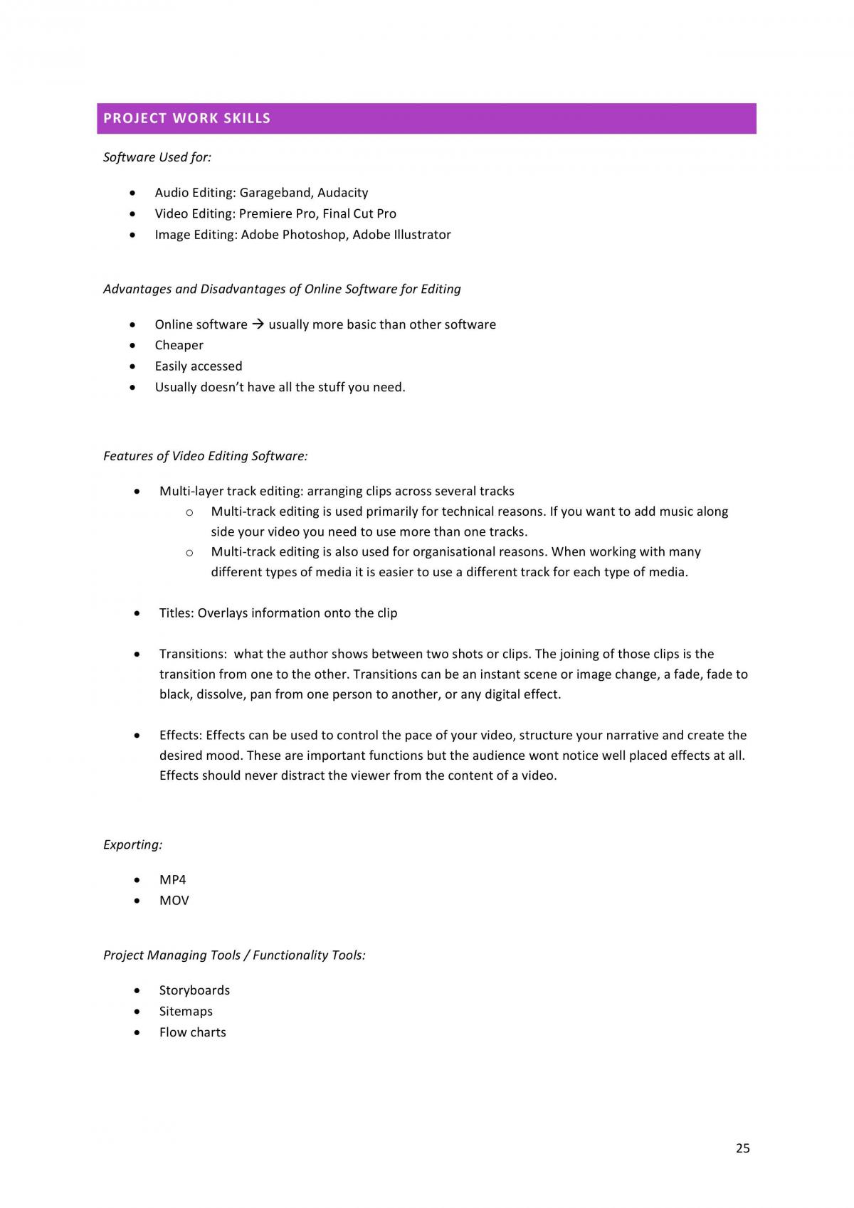 Complete Year 12 Applied Information Techbology Notes - Page 25