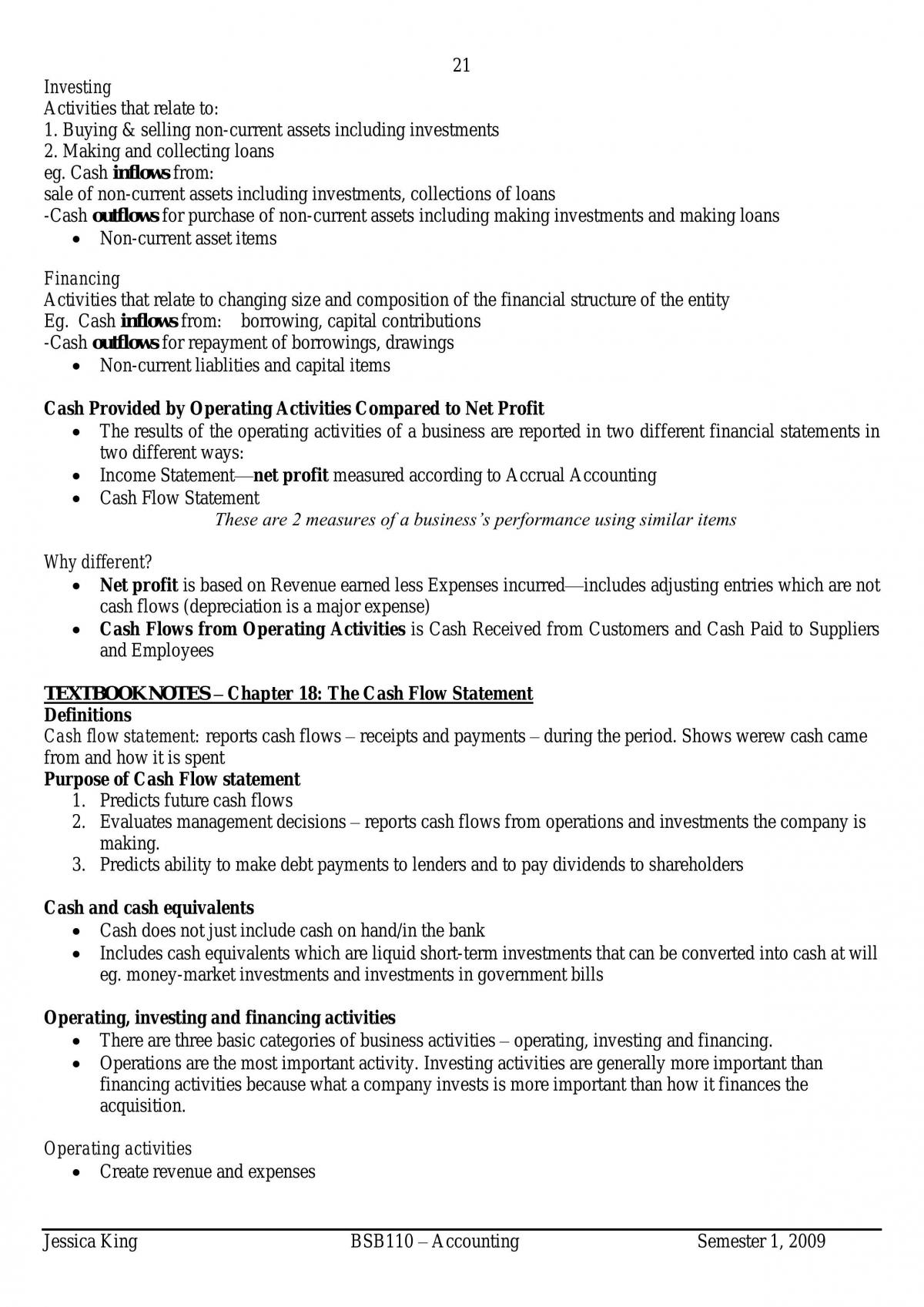 Full Study Notes BSB110 - Page 21