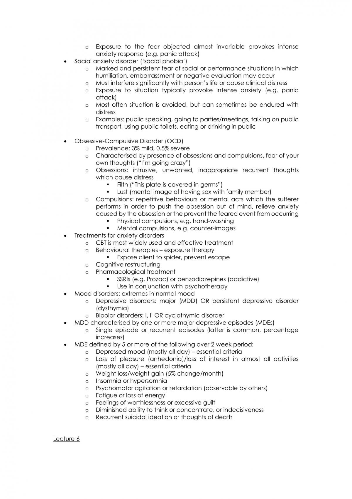 Lectures Notes for PSYC1B at UNSW - Page 20