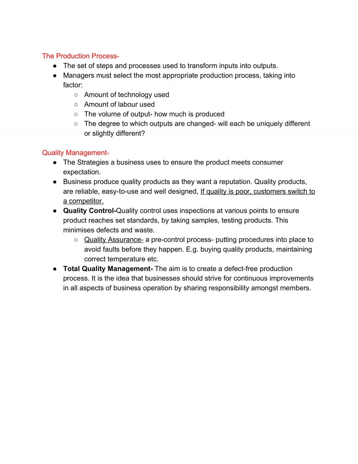 Business Studies - Study Notes - Page 13