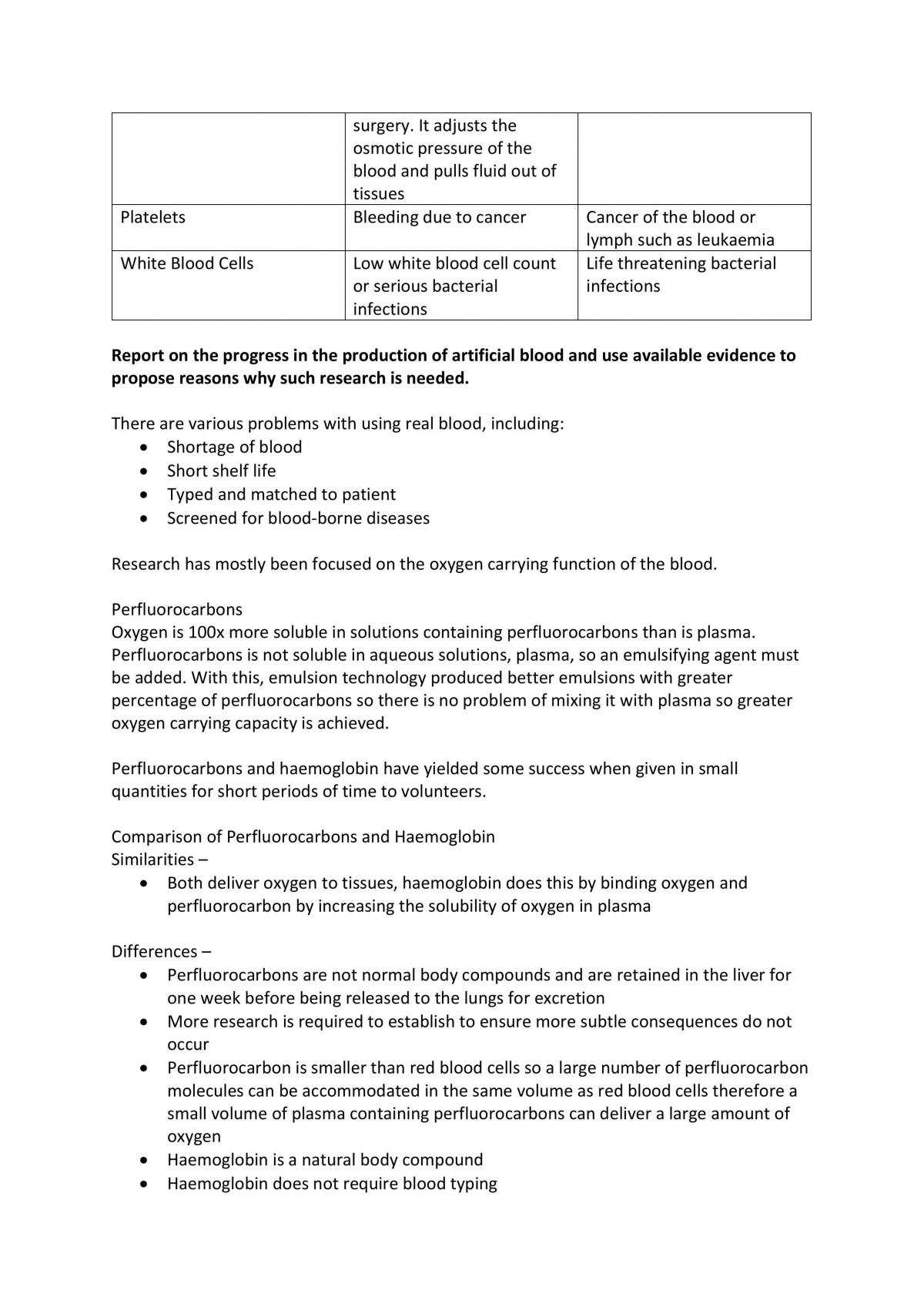 Biology - Maintaining a Balance Notes - Page 10