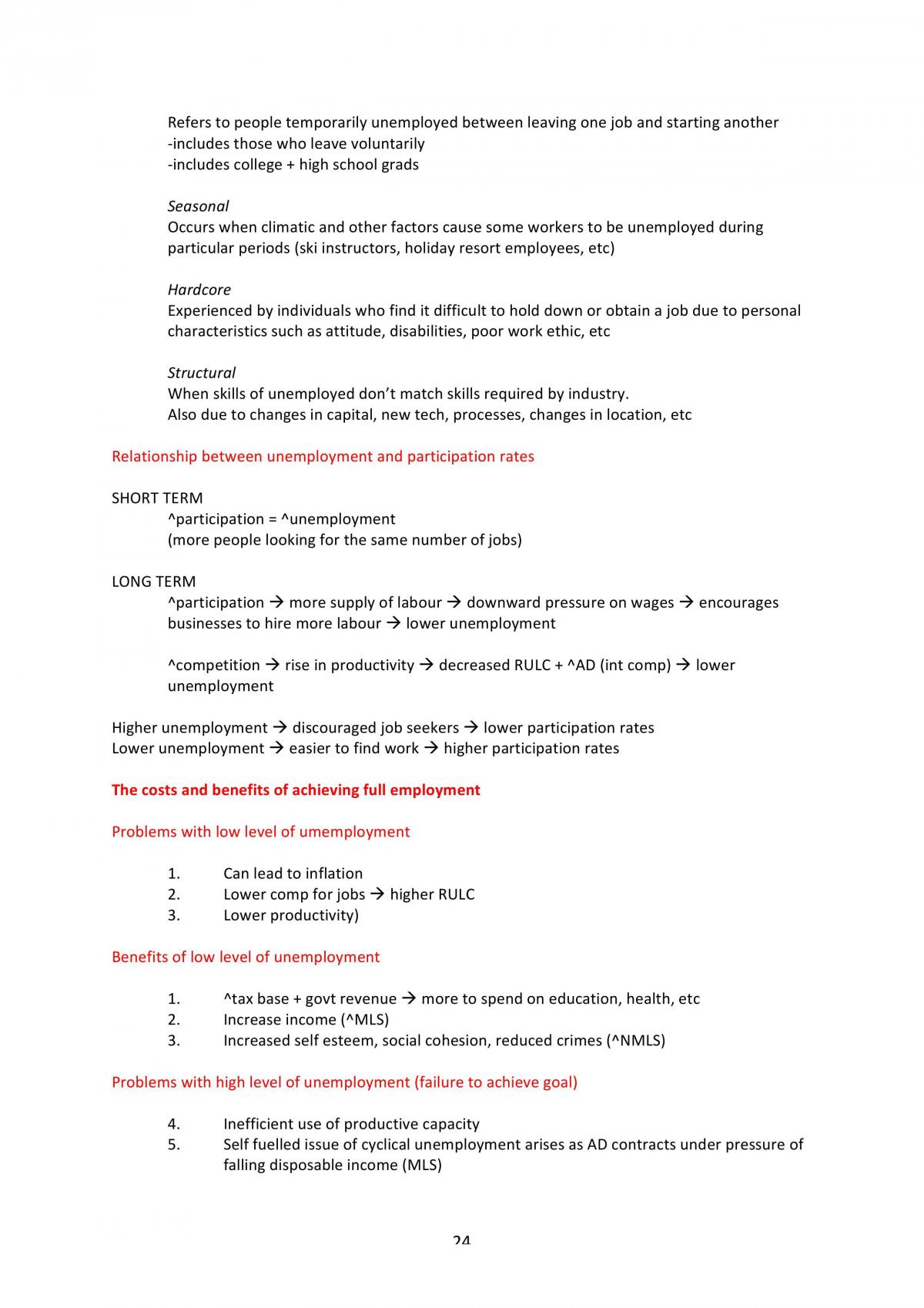 3/4 Economics Notes - Page 24