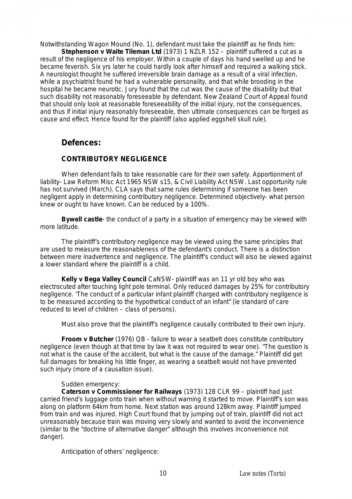 Notes For Tort - Page 10
