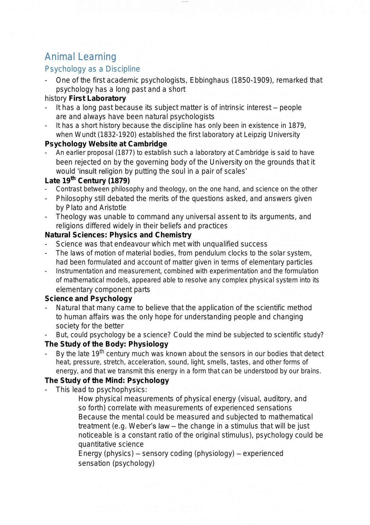 PSYC2081 Complete Final Notes + Summary - Page 2