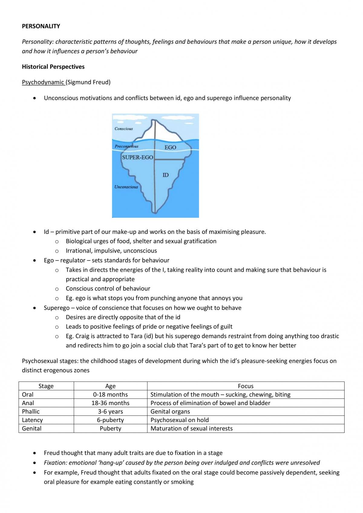 Unit 1 & 2 Psyhcology Notes - Page 12