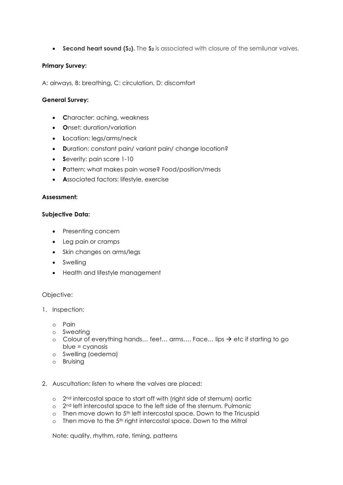Health Assessment - Notes from the Trimester  - Page 11